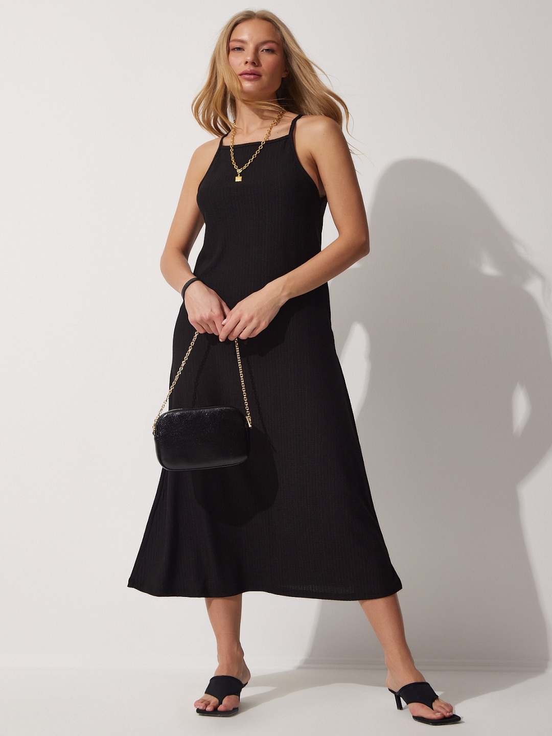 

Happiness istanbul A-Line Midi Dress, Na
