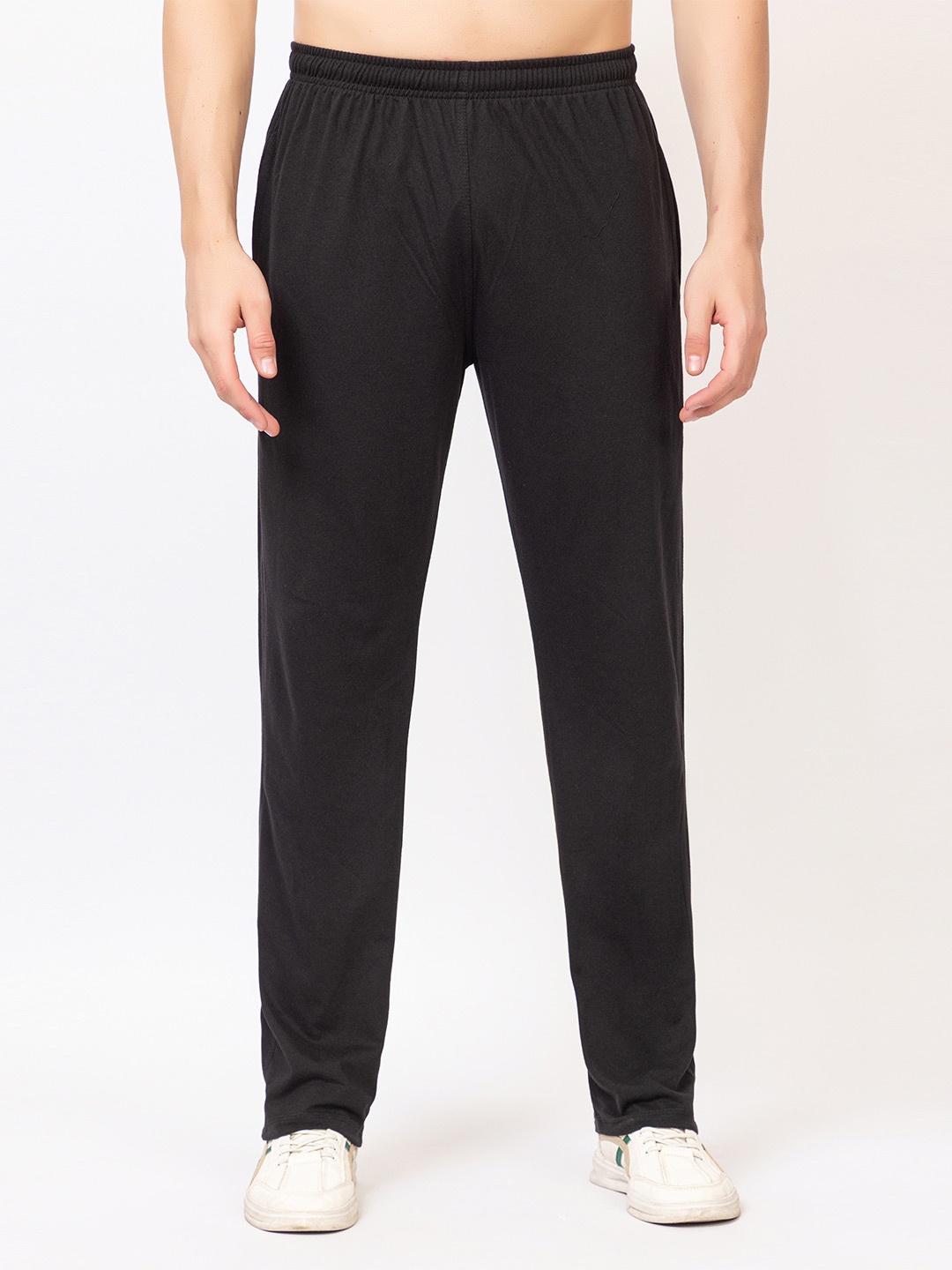 

SZN Men Mid Rise Track Pants, Black