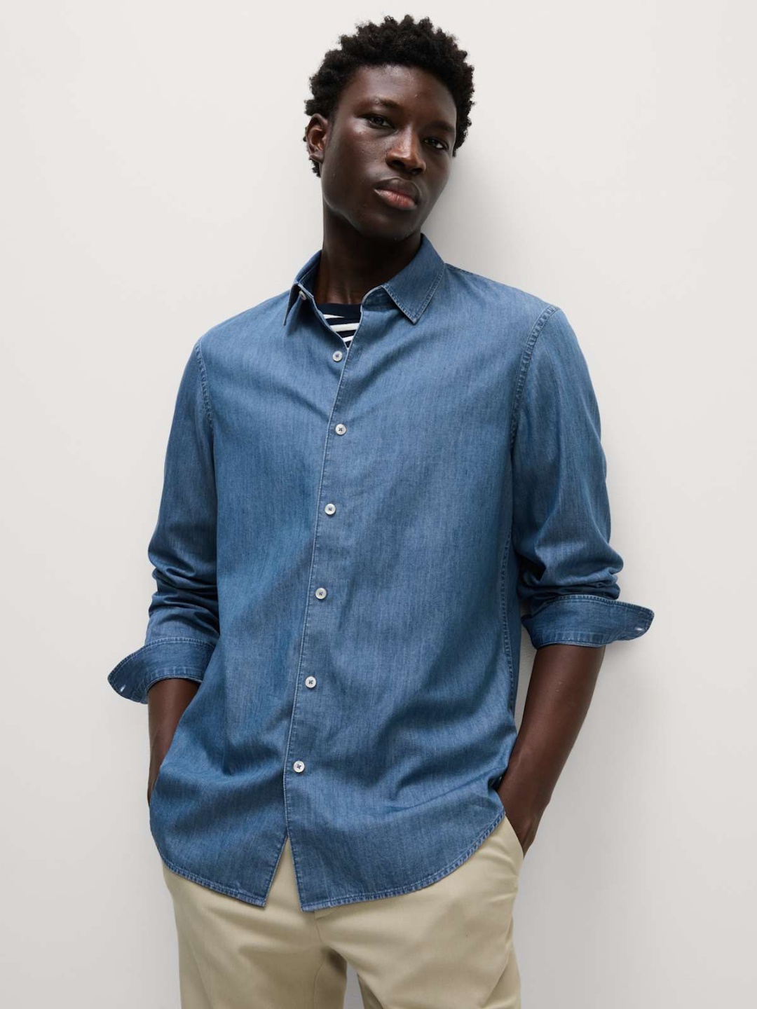 

Marks & Spencer Men Opaque Casual Shirt, Blue