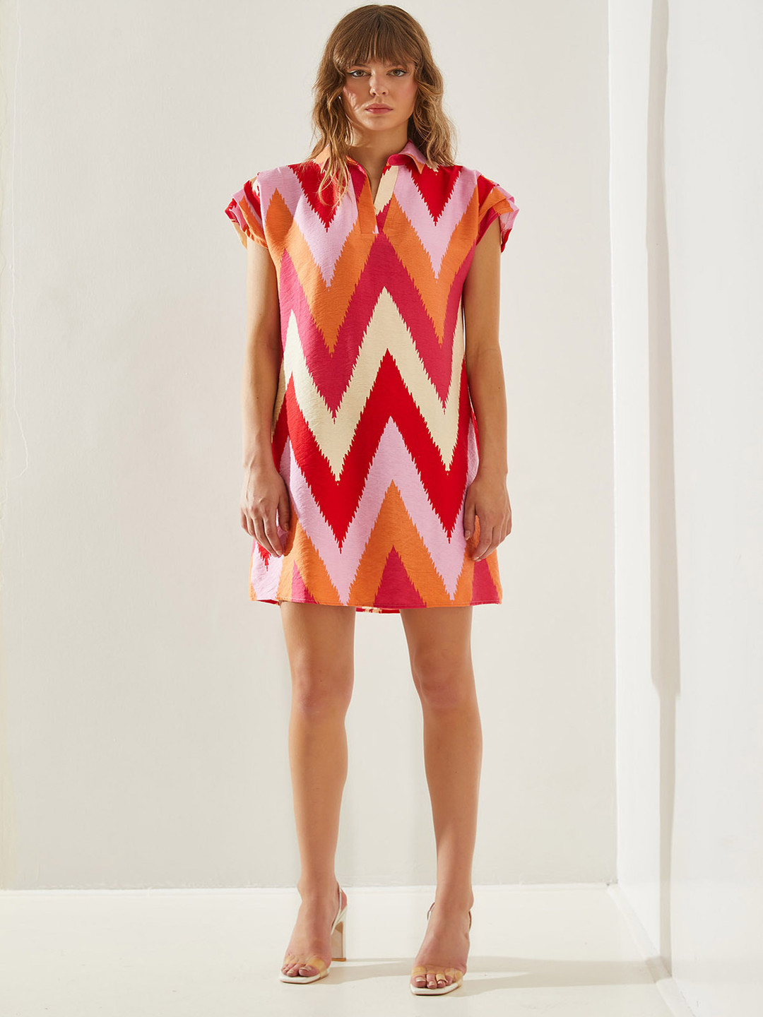 

BIANCO LUCCI Print A-Line Dress, Na