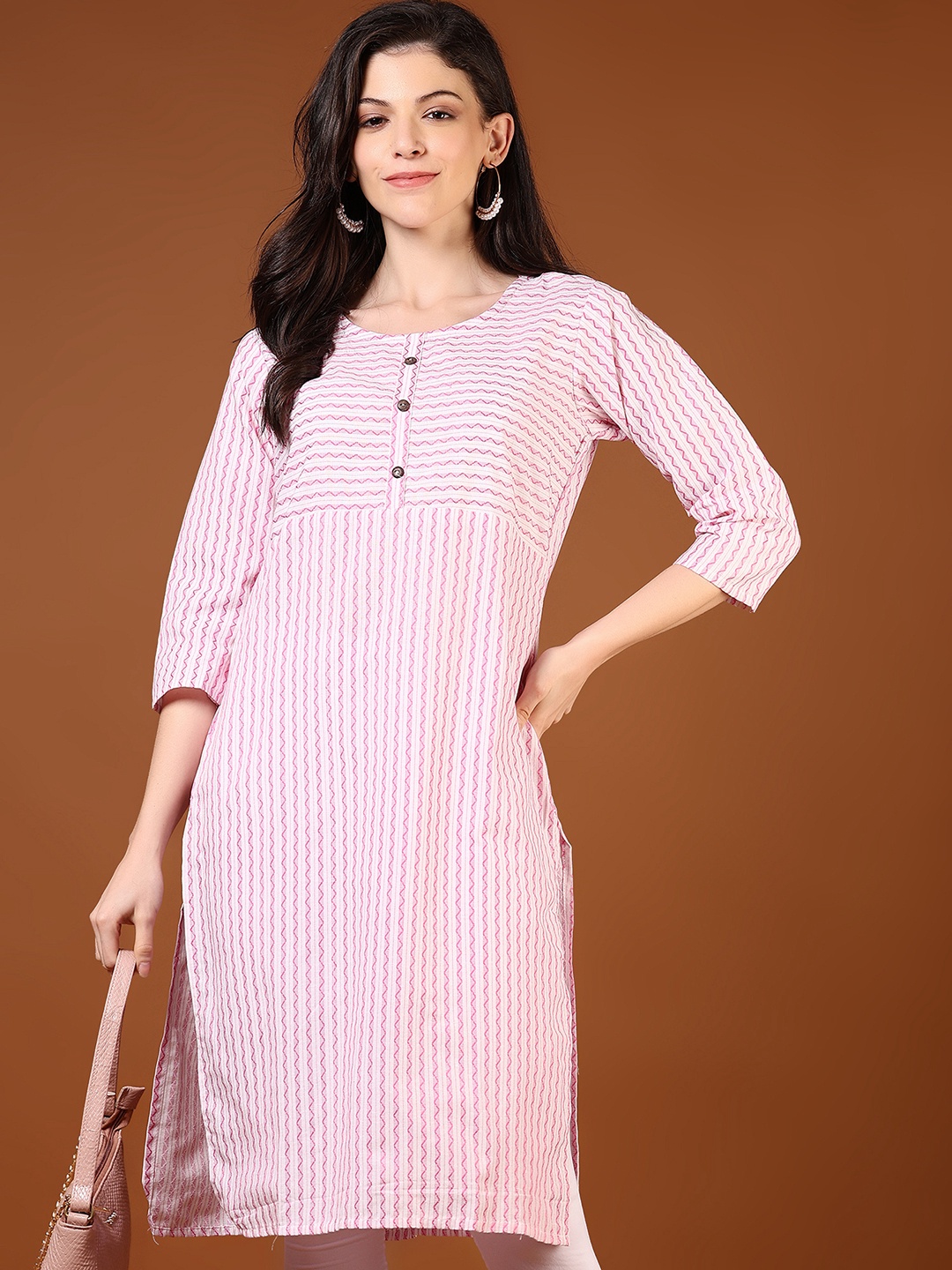 

V-Mart Women Kurta, Pink