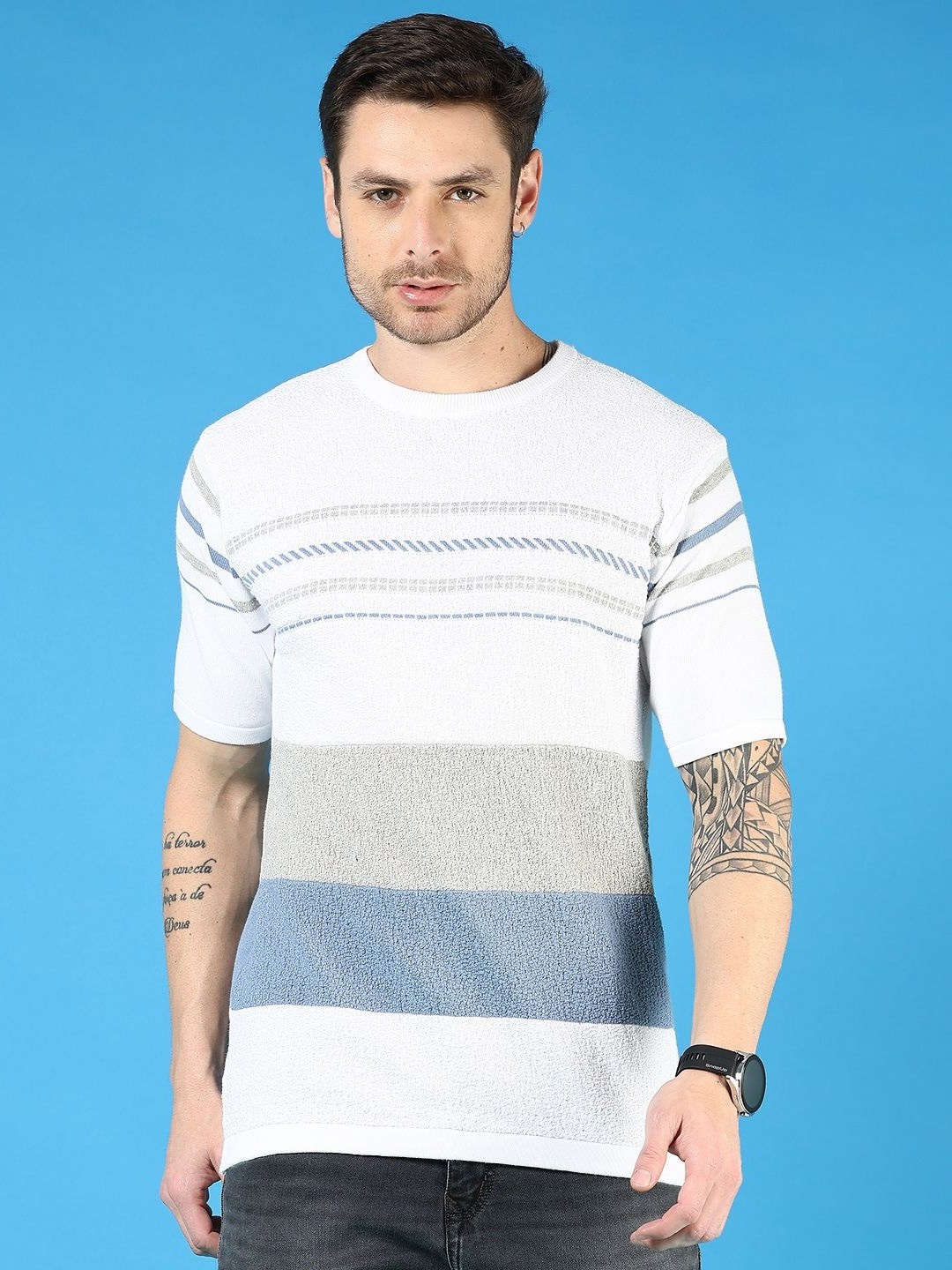 

V-Mart Men Pockets T-shirt, White