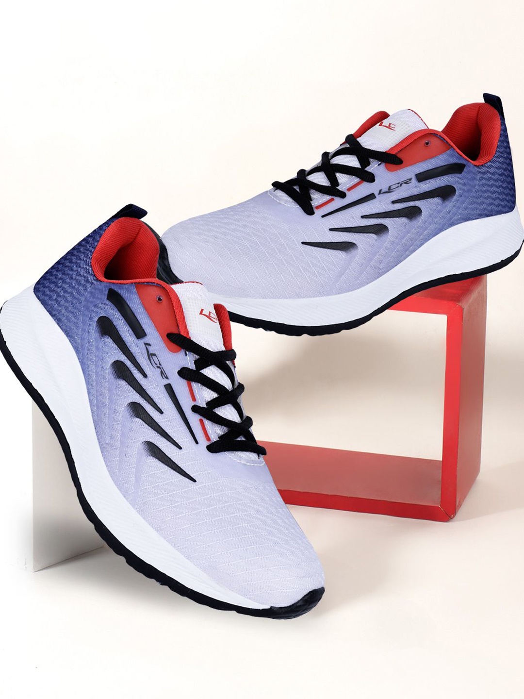 

Lancer Men Textile Running Shoes, Navy blue