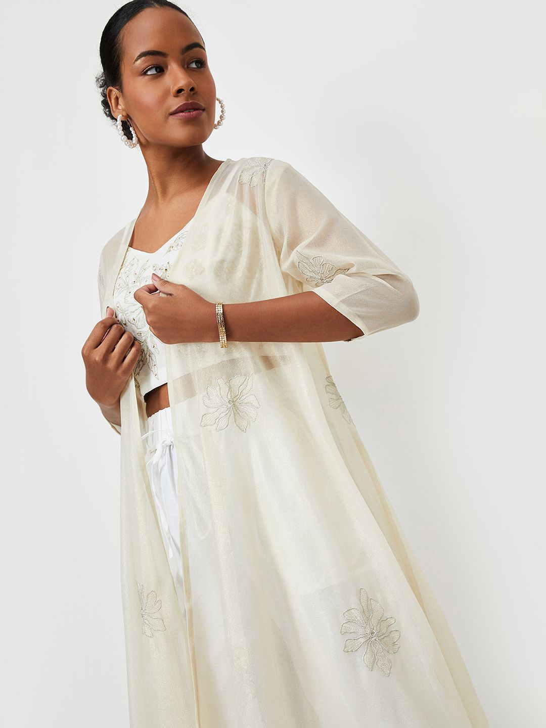 

max Women Party Shrug, Off white