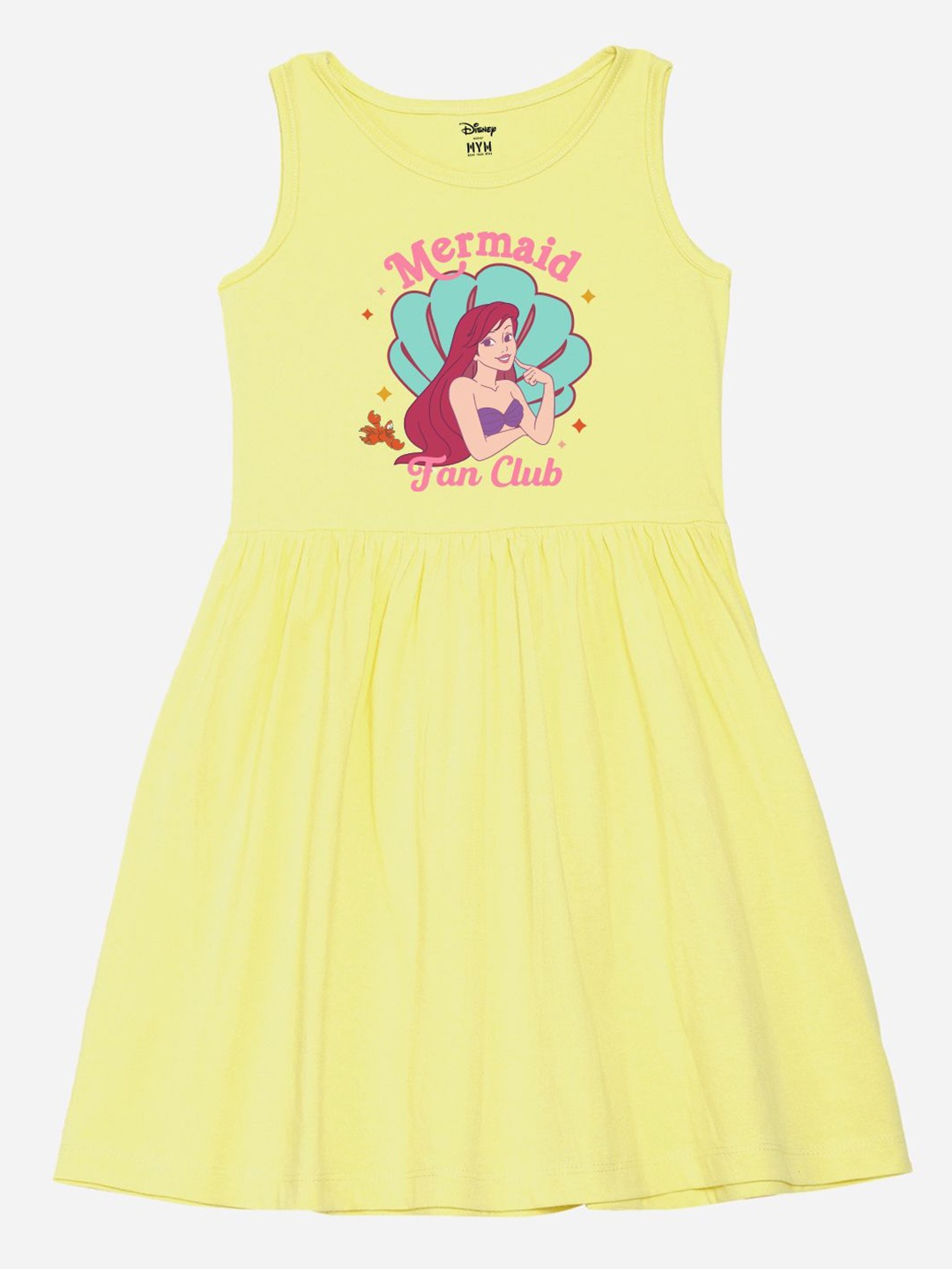 

Wear Your Mind Print Fit & Flare Dress, Yellow