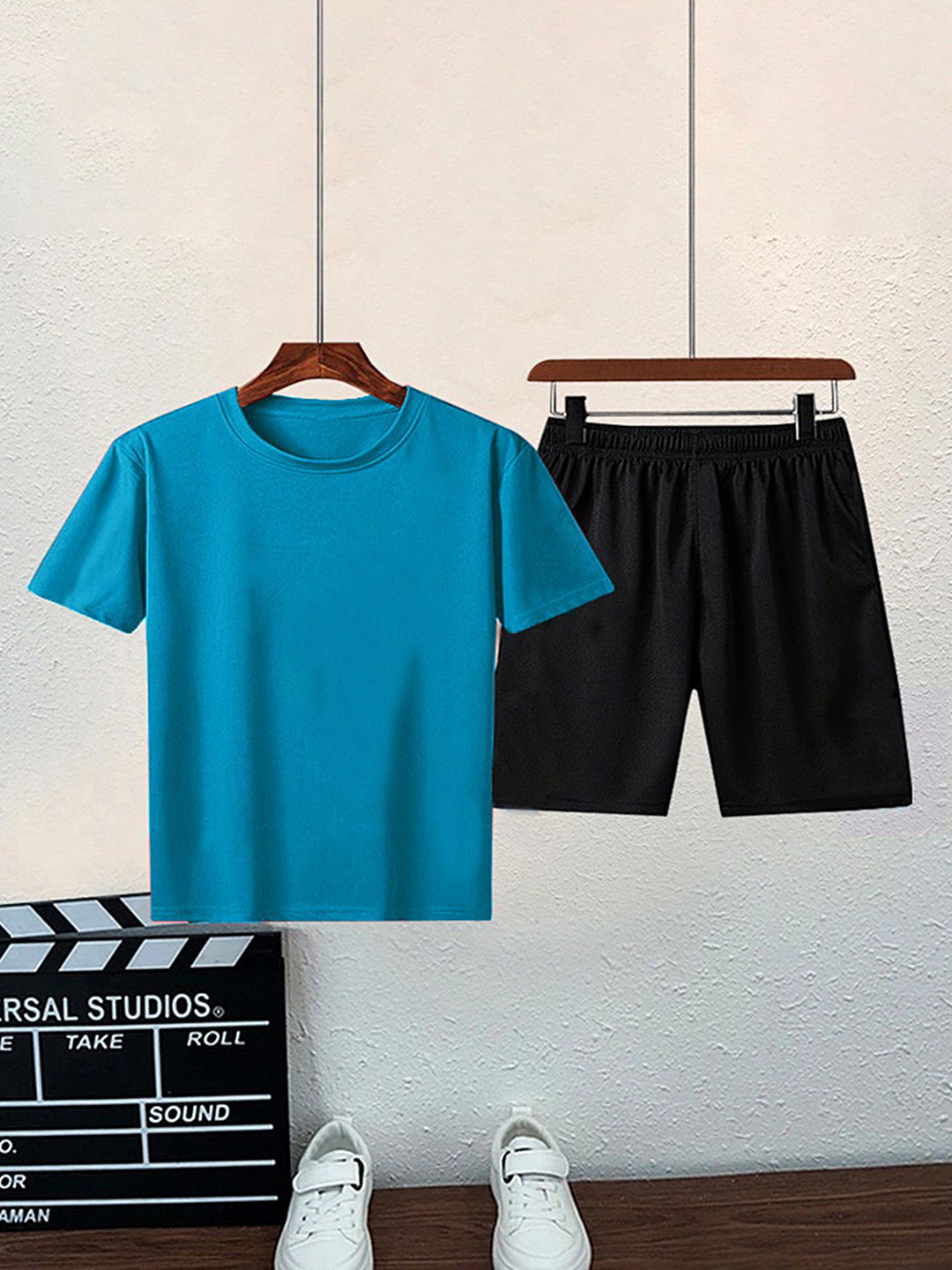 

LULU & SKY Girls T-shirt with Shorts, Blue