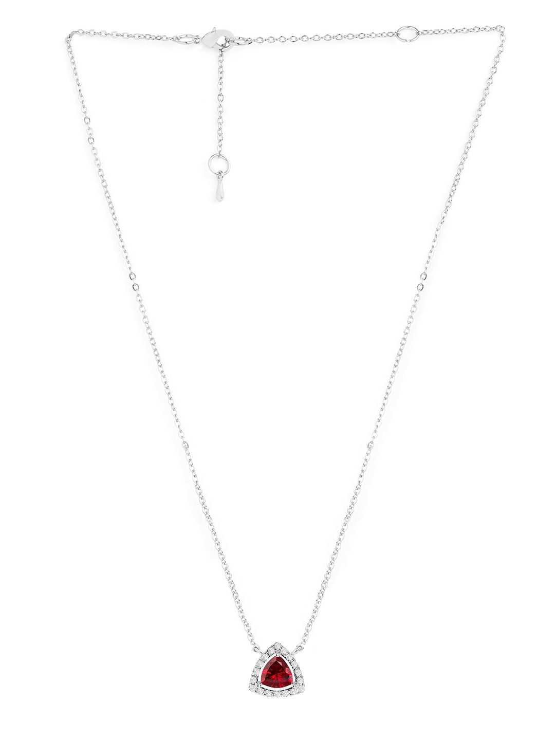 

MINUTIAE Brass Silver-Plated Necklace
