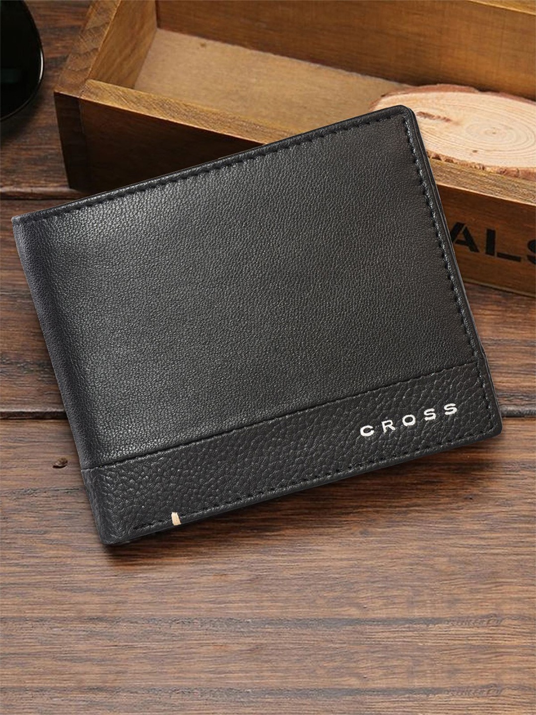 

Cross Men Leather Two Fold Wallet, Black