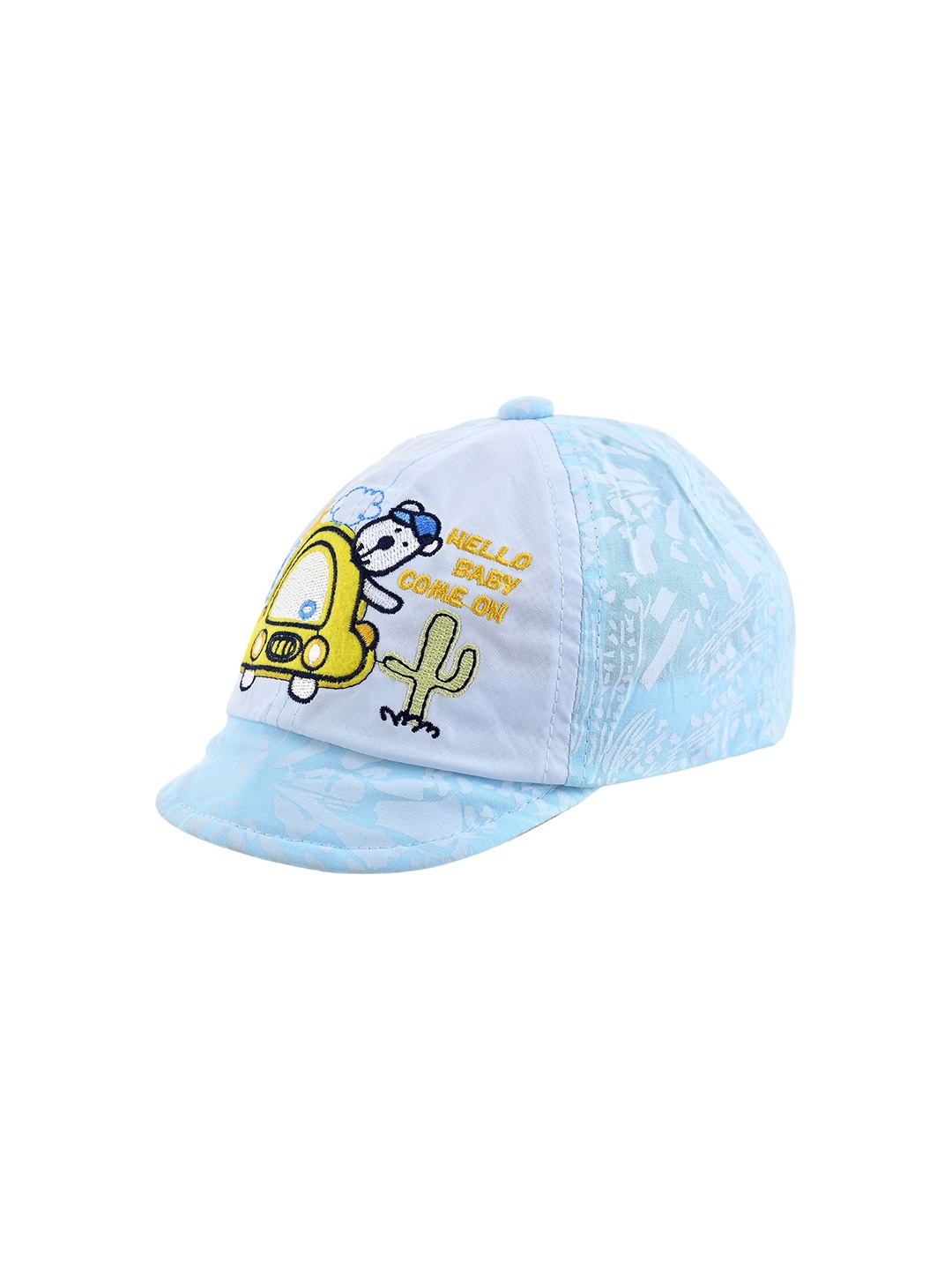 

SHOP FRENZY Unisex Kids Printed Baseball Cap, Blue
