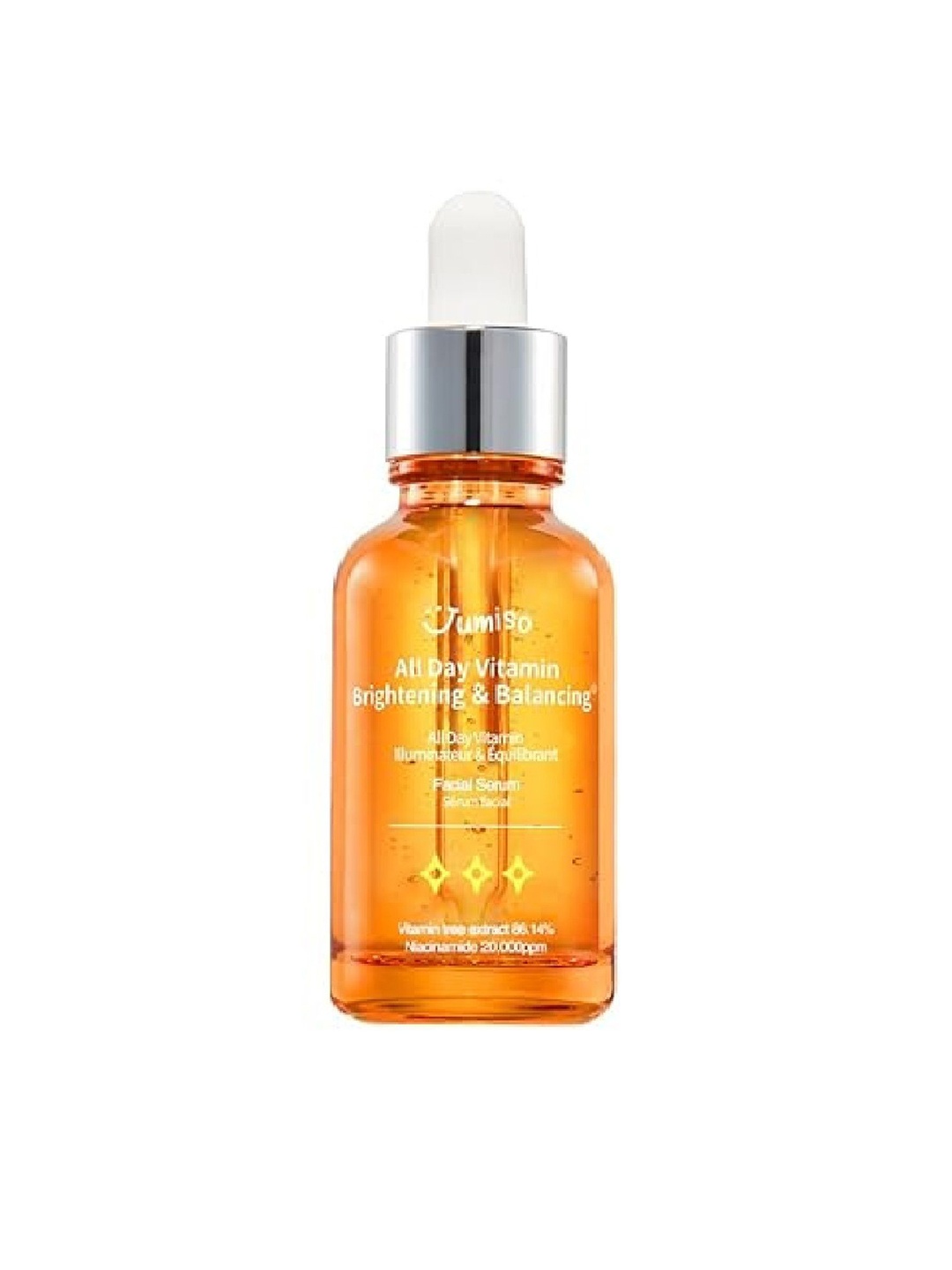 

Jumiso Korean K-beauty Skincare All Day Vitamin Brightening & Balancing Serum - 30 ml, Orange