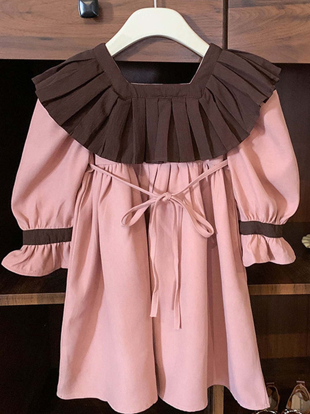 

LULU & SKY Peplum Dress, Pink