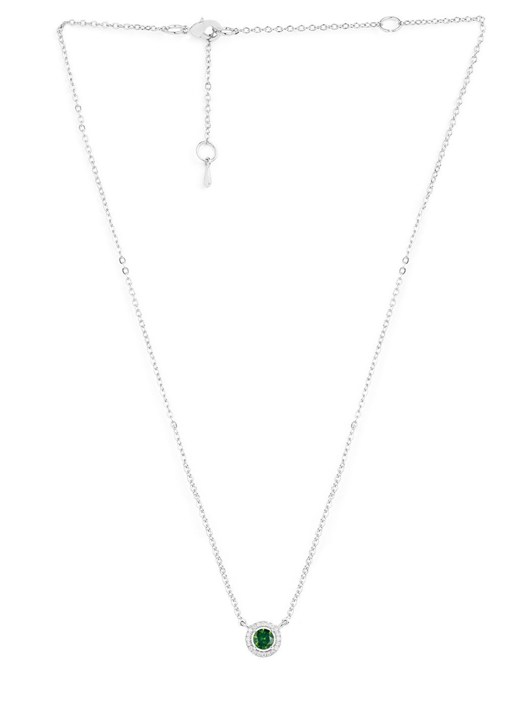 

MINUTIAE Brass Silver-Plated Handcrafted Necklace