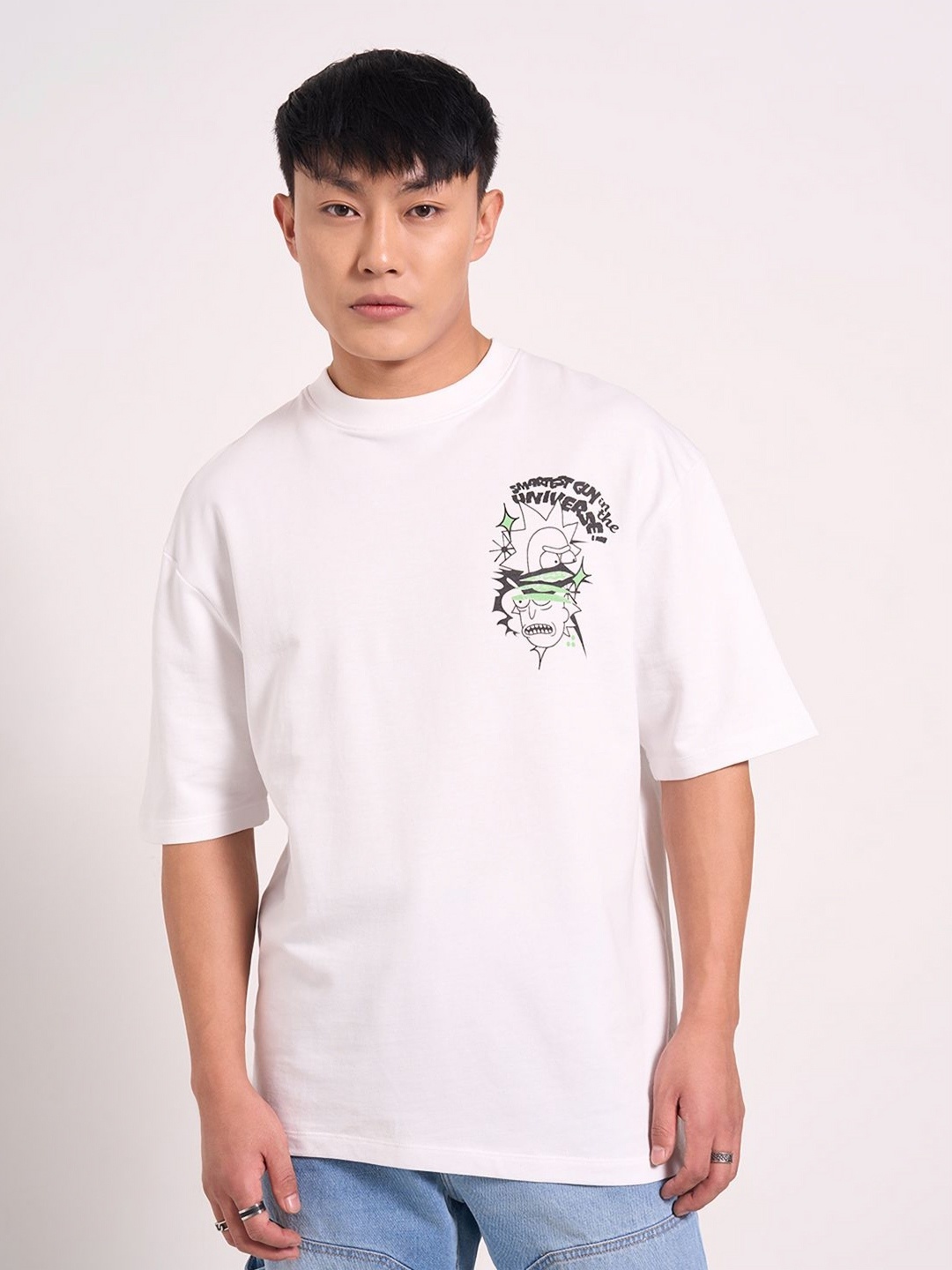 

SF JEANS by Pantaloons Men Pockets T-shirt, White