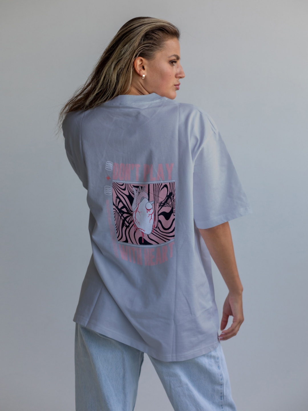 

Moda Rapido Women Applique T-shirt, Grey