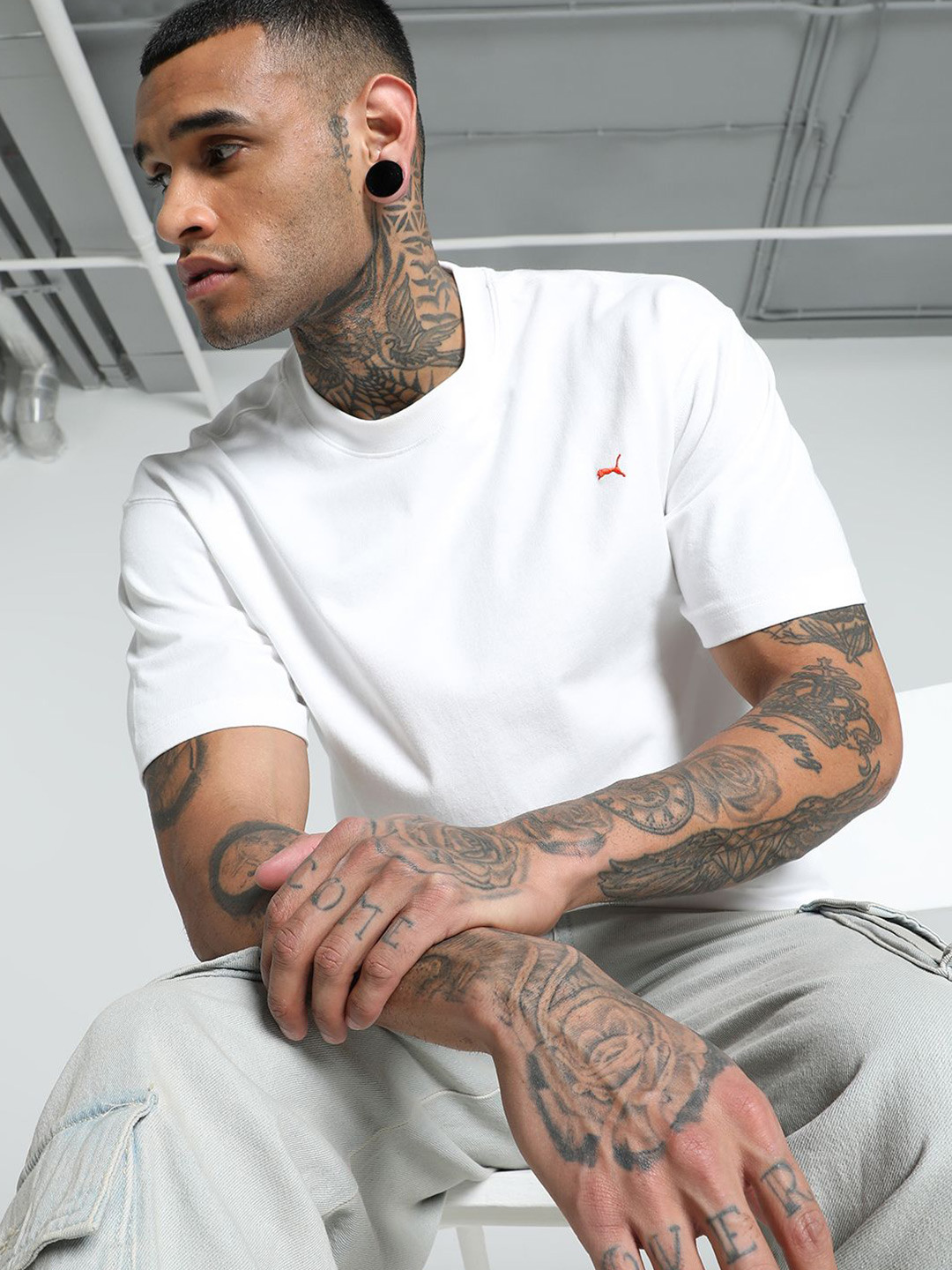 

Puma Graphics The Open Air Relaxed Fit Tee, White
