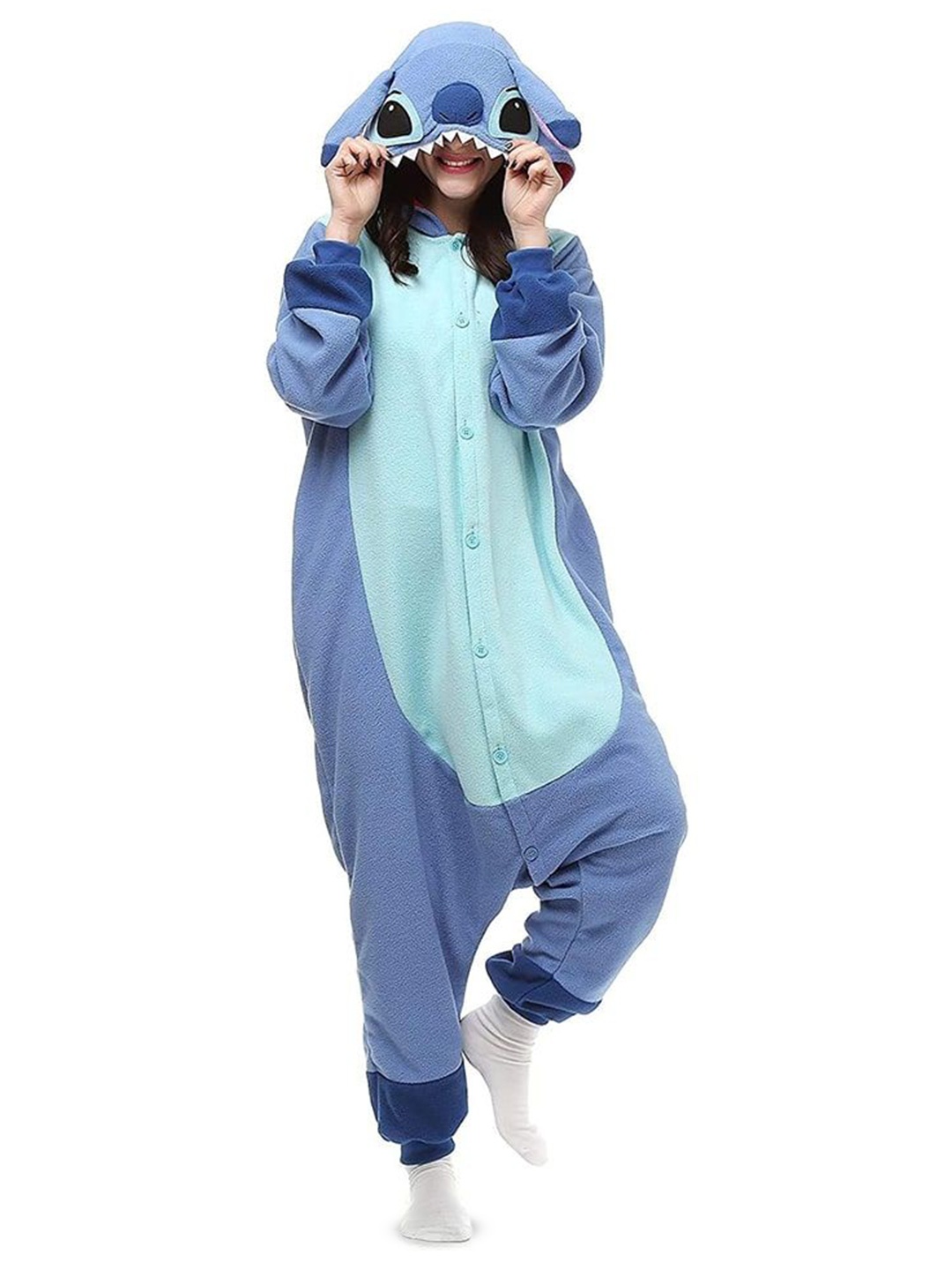 

CLOUDYSHARKS Unisex Basic Jumpsuit, Blue