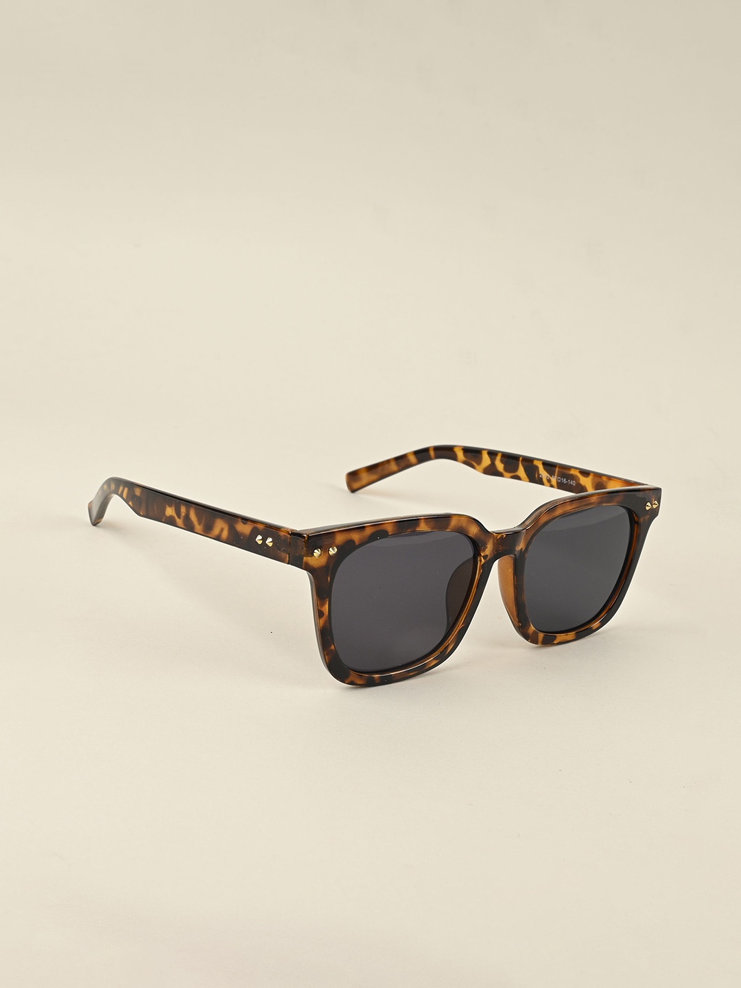 

IDOR Unisex Square Sunglasses with UV Protected Lens, Black