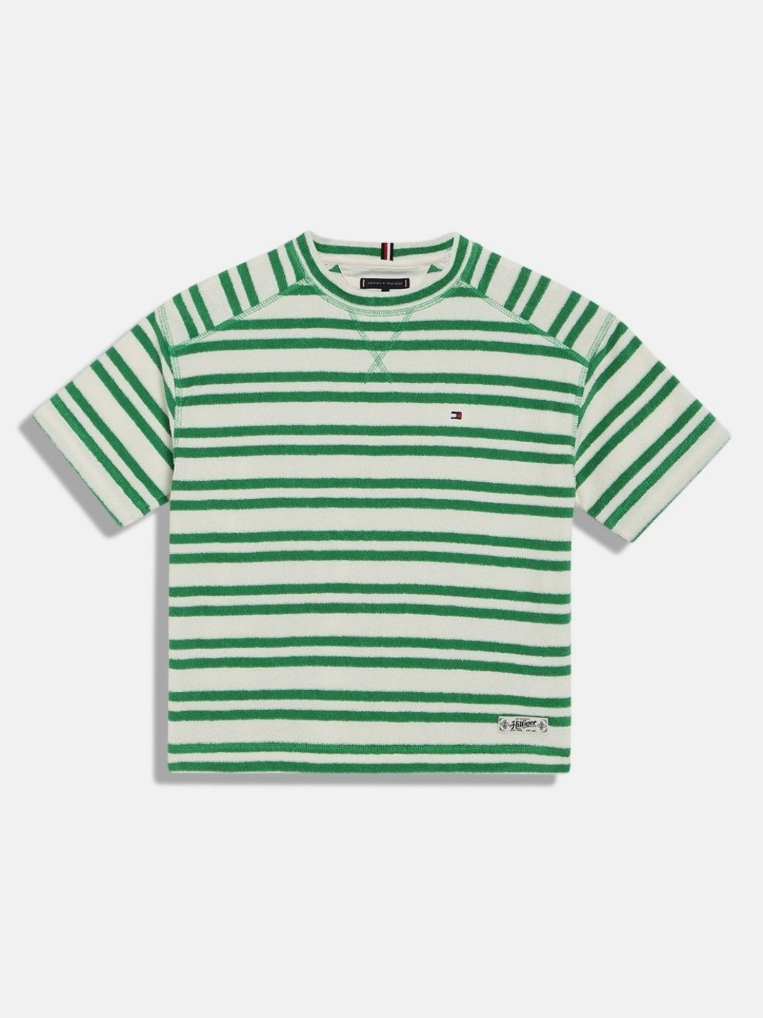 

Tommy Hilfiger Boys Striped T-shirt, White
