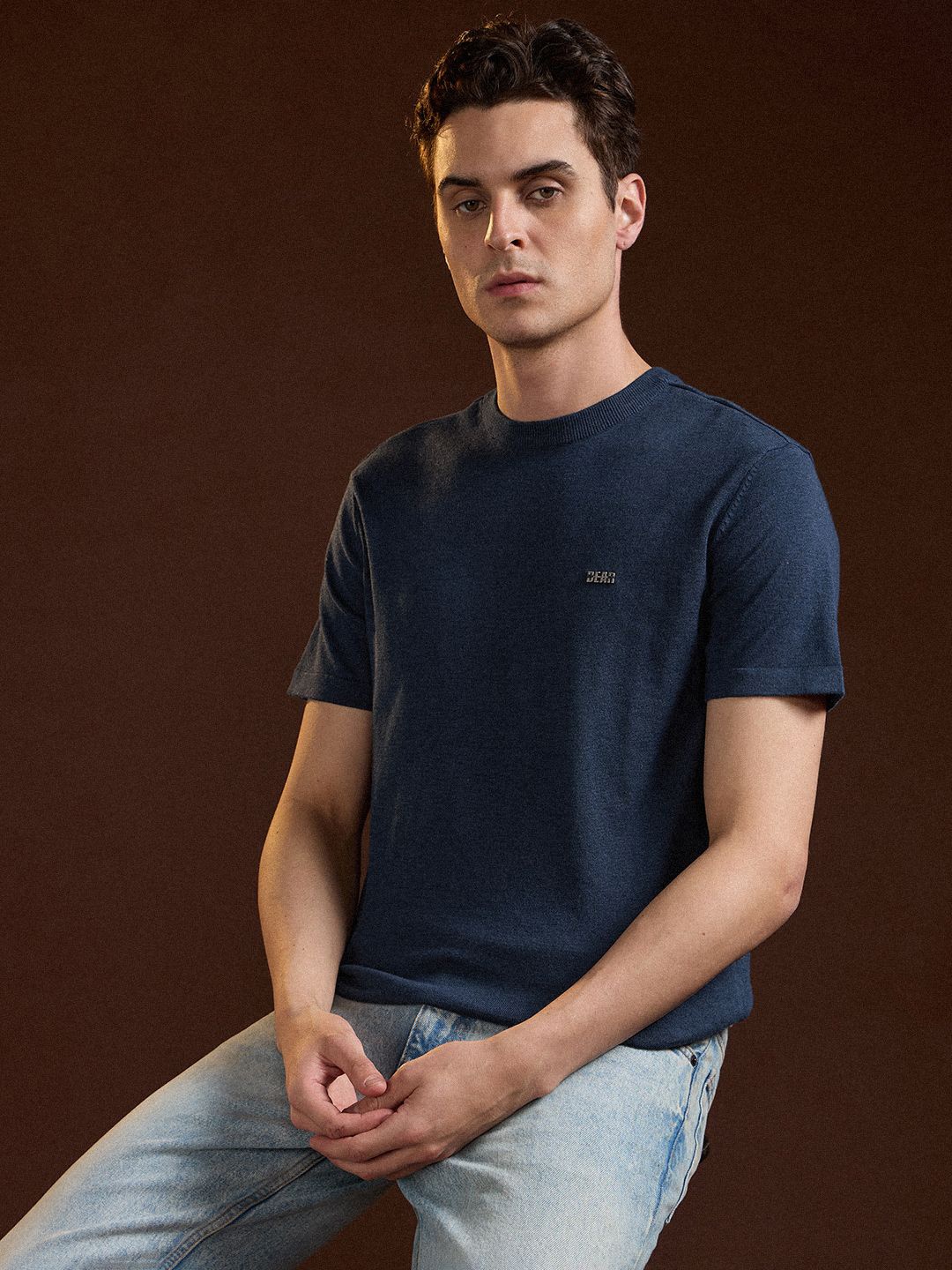 

THE BEAR HOUSE Men T-shirt, Blue