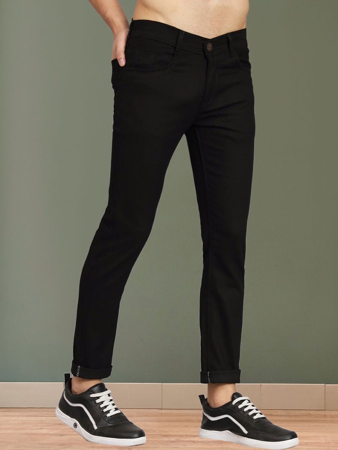 

COMFITS Men Classic Jeans, Black