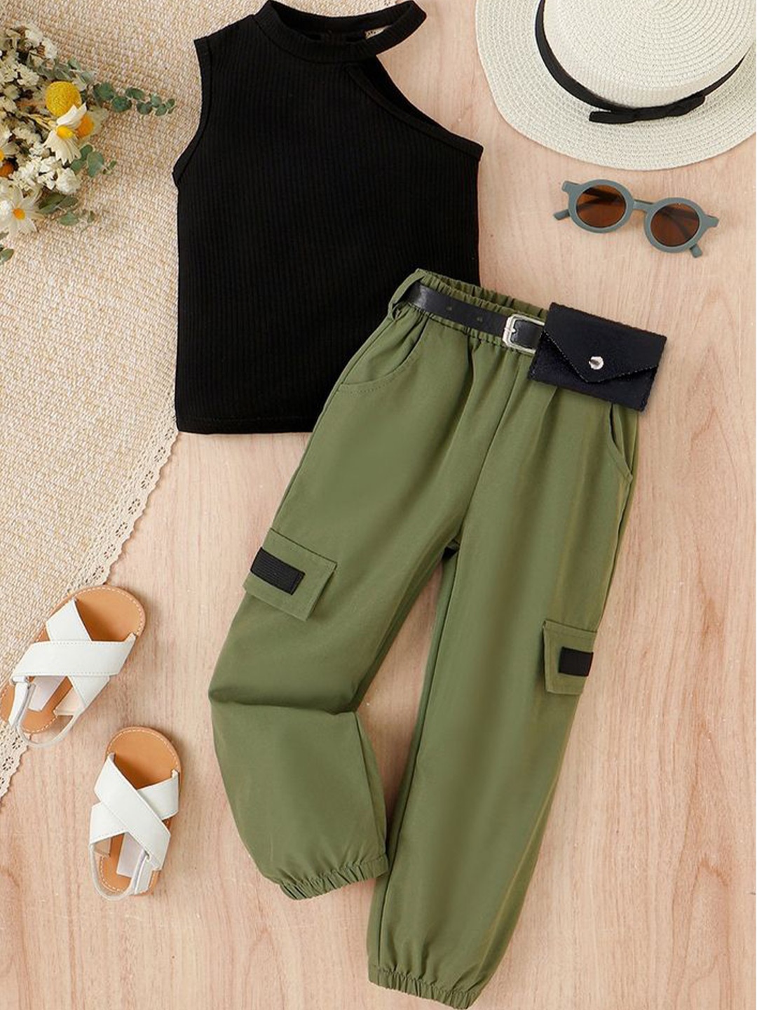 

LULU & SKY Girls Top, Green