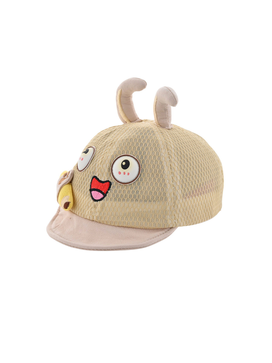 

SHOP FRENZY Unisex Kids Printed Baseball Cap, Beige