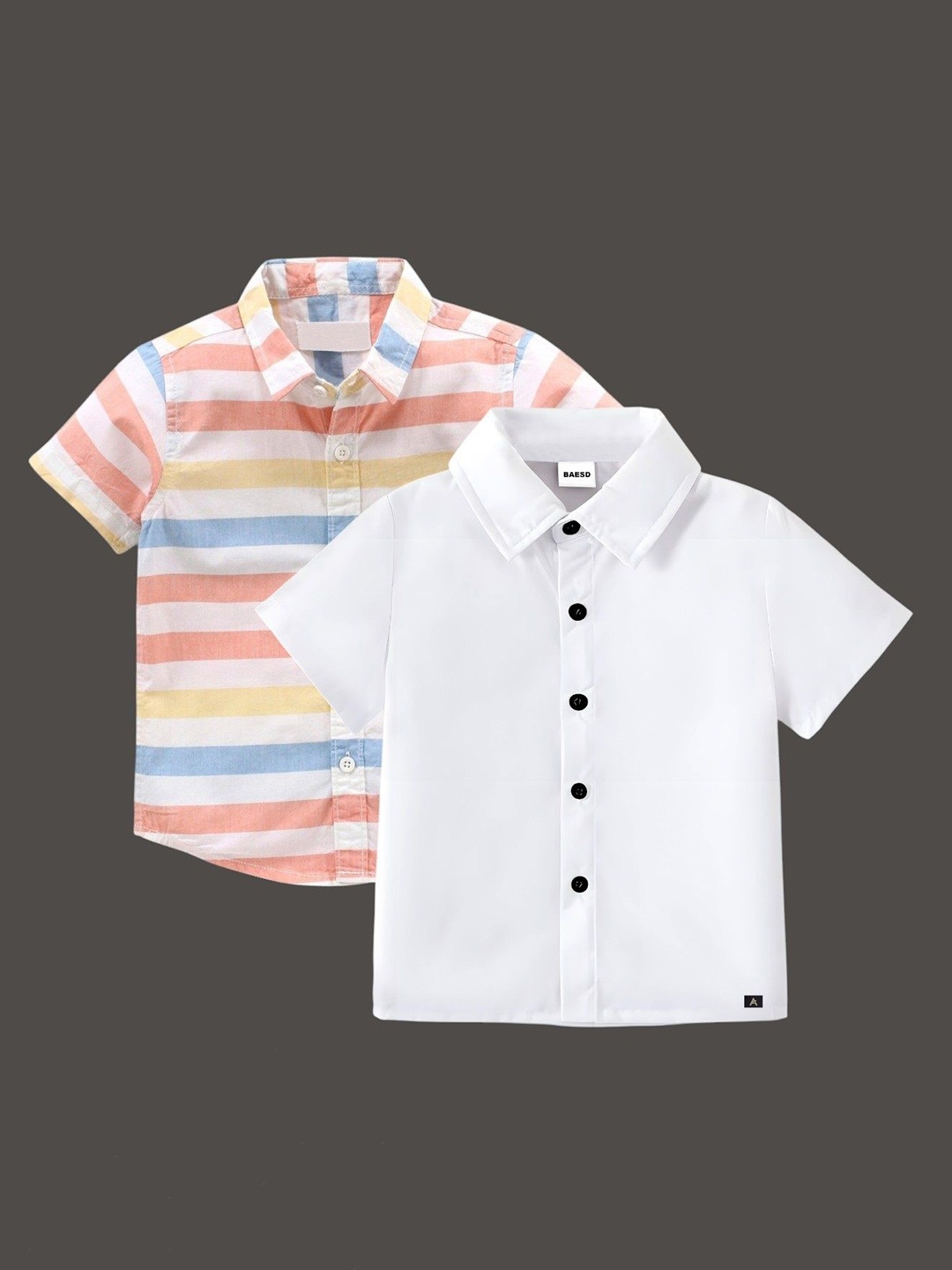 

BAESD Boys Classic Opaque Formal Shirt, White