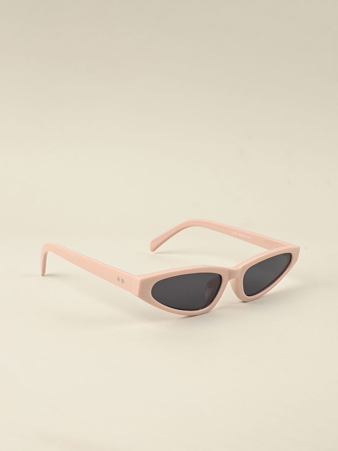 

IDOR Women Cateye Sunglasses with UV Protected Lens, Black
