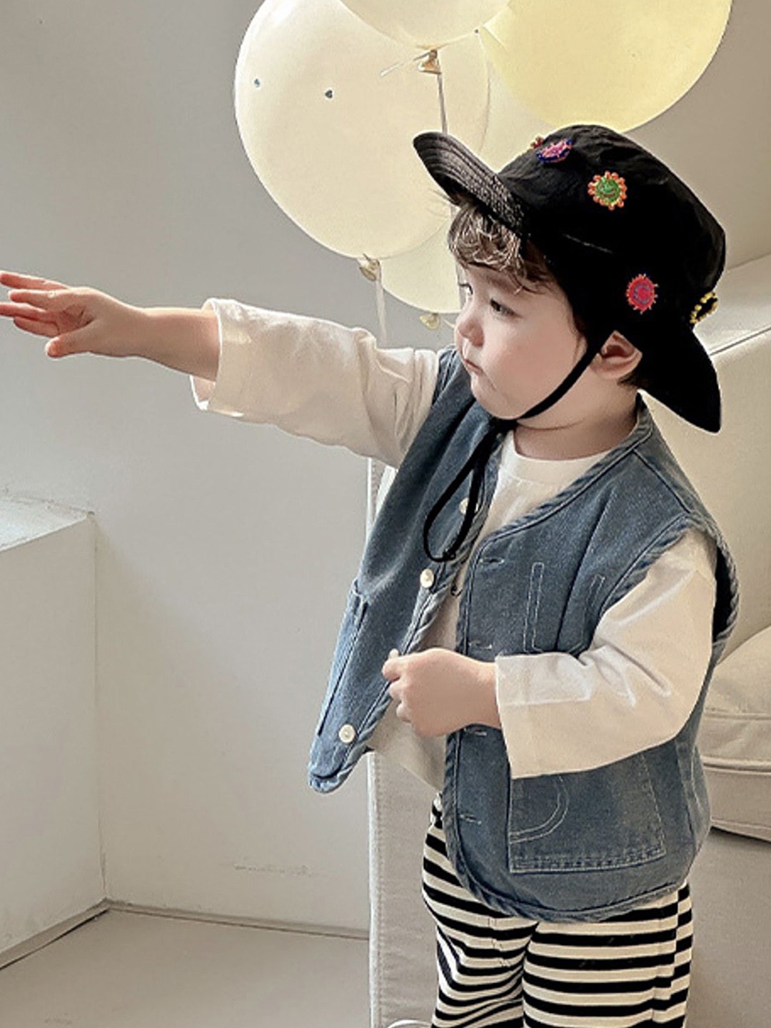 

LULU & SKY Boys without Bomber Jacket, Blue