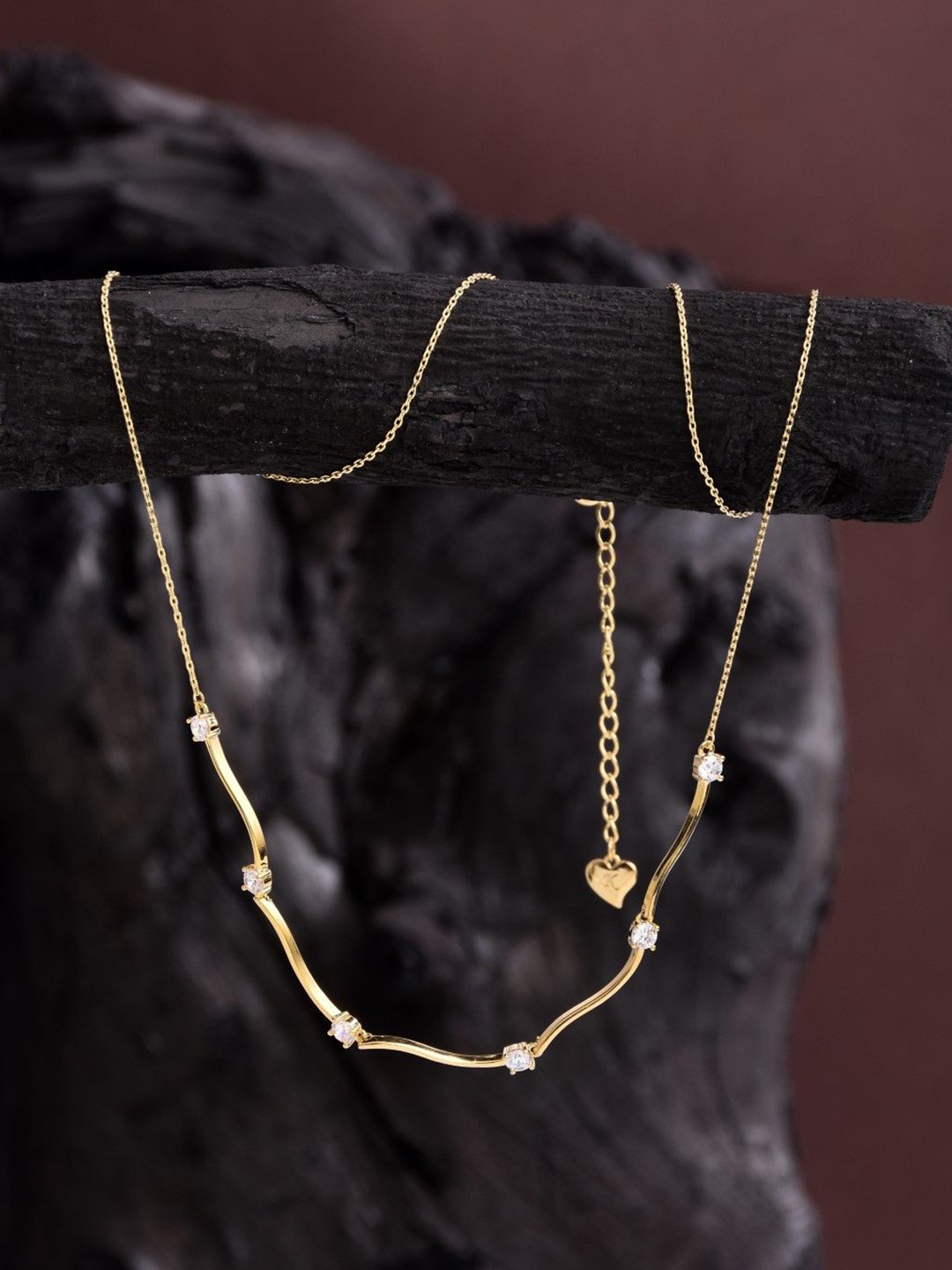 

Reenisaa Copper Gold-Plated Necklace