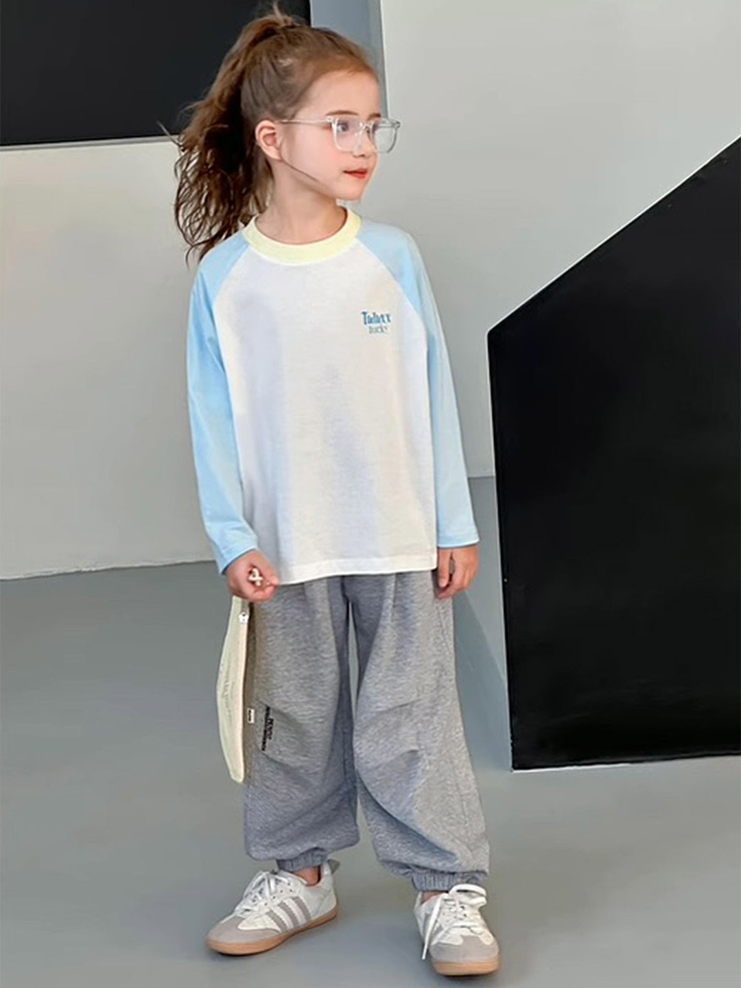 

LULU & SKY Cotton Top, Blue