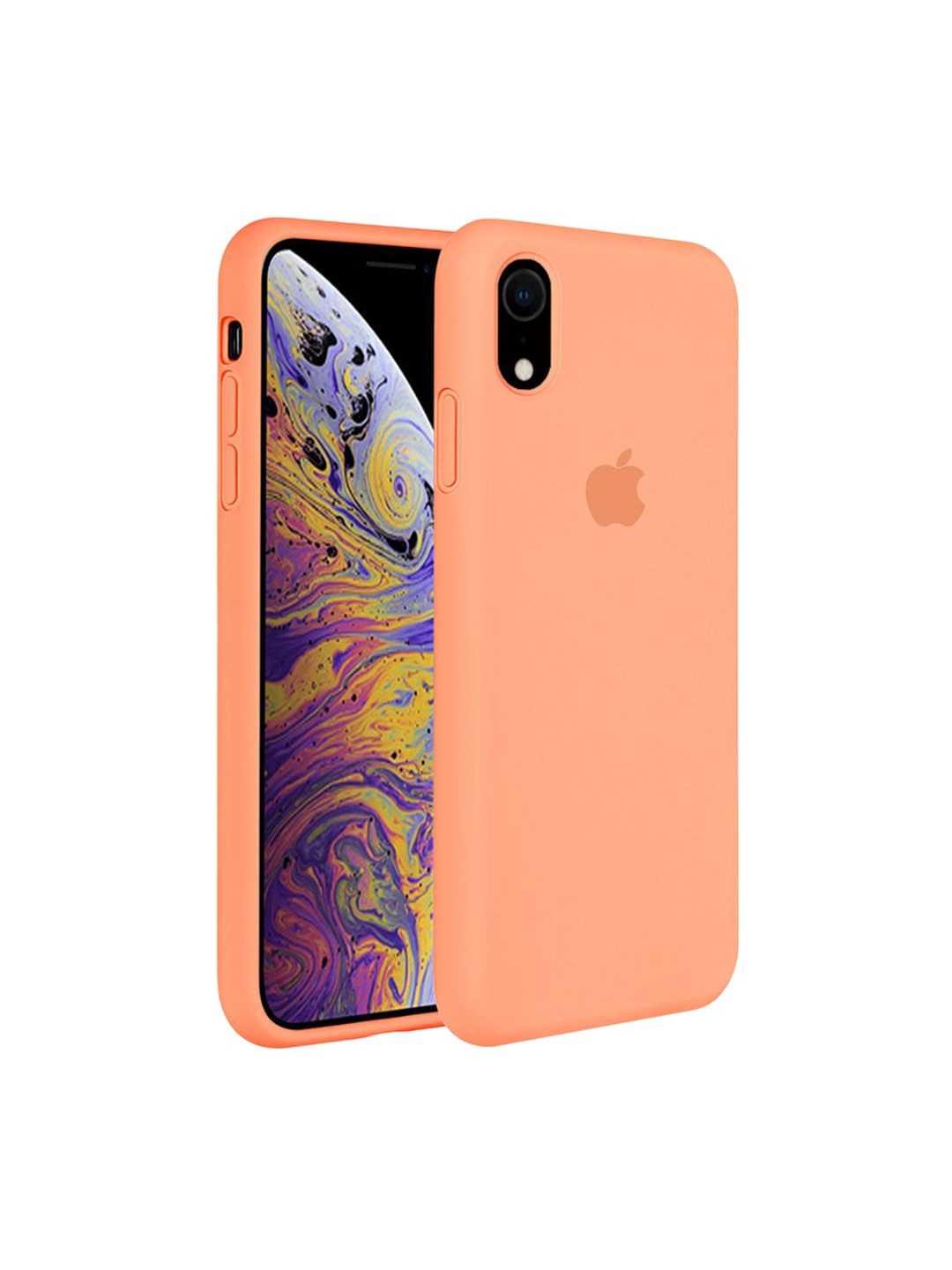 

LIRAMARK Solid Printed iPhone XR Back Case Mobile Accessories, Orange