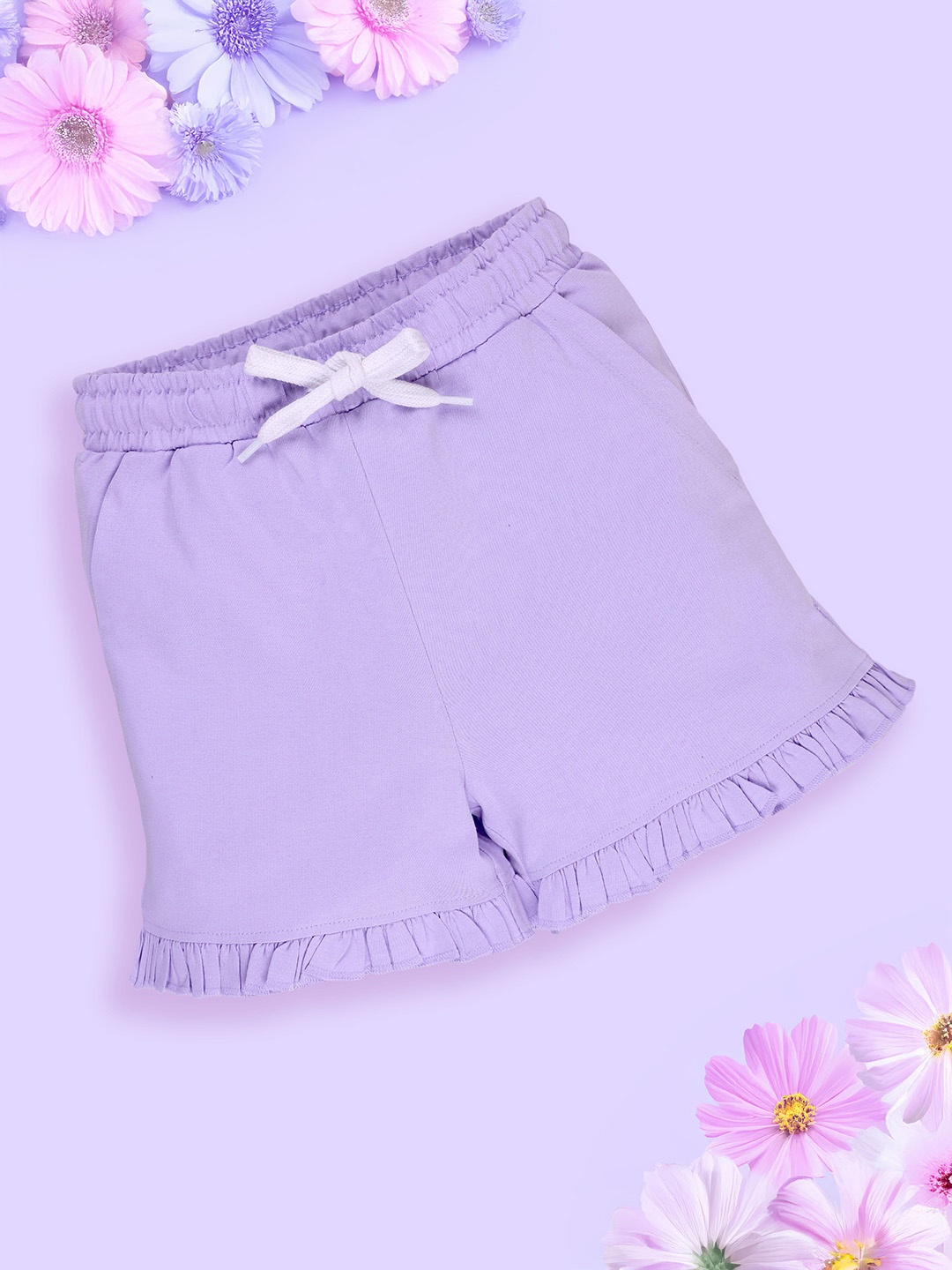 

KiddoPanti Girls Hot Pants Shorts, Violet