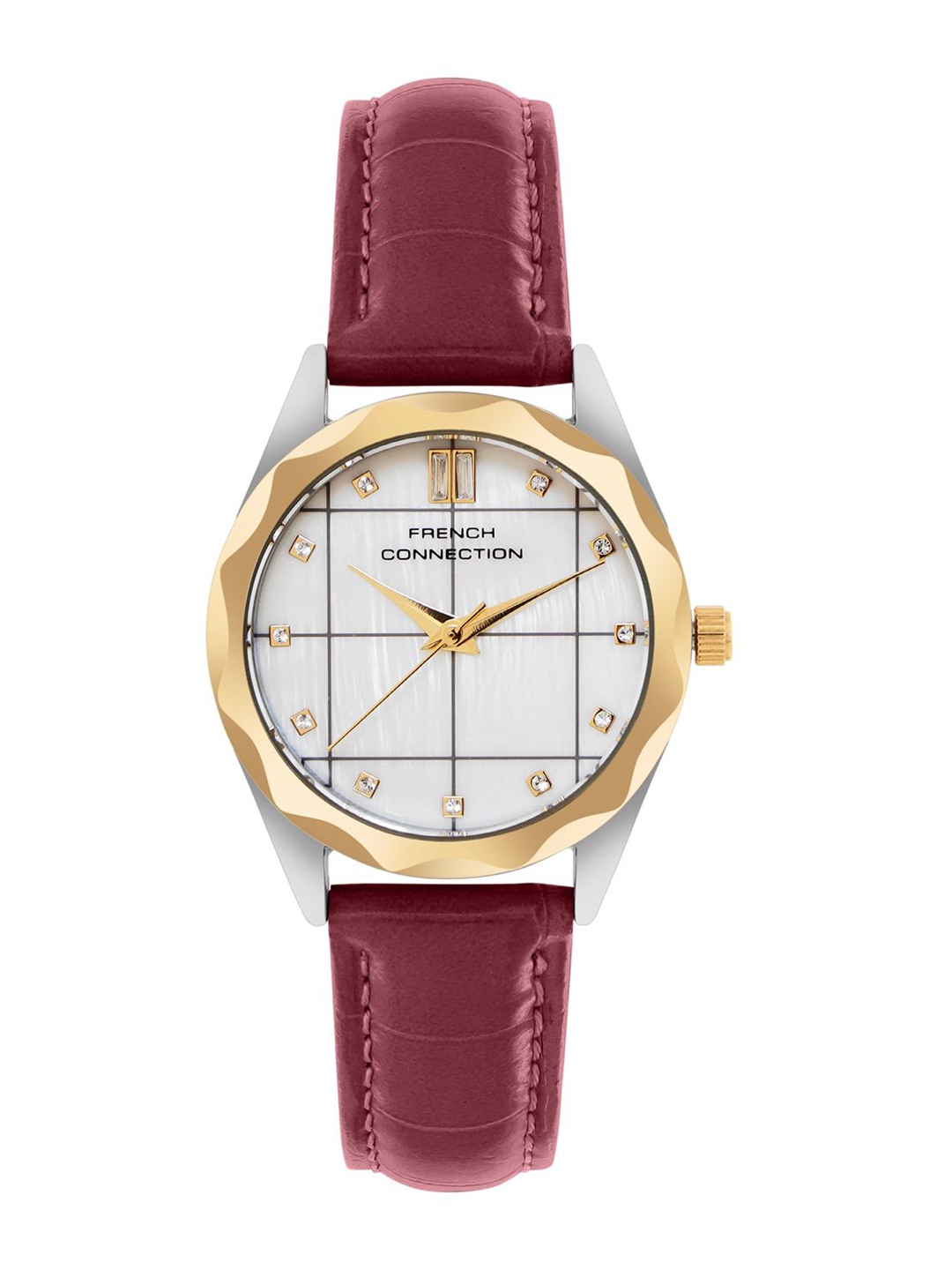 

French Connection Women Dial & Leather Straps Analogue Watch FCB11RL, White
