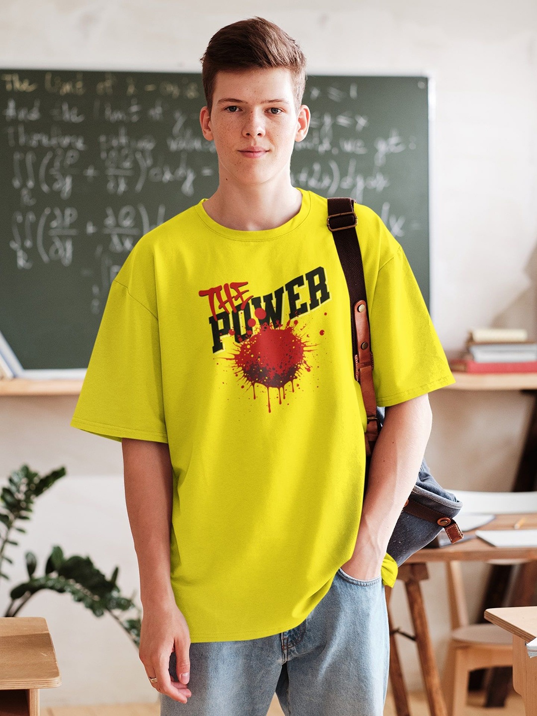 

Edyssa Men Printed T-shirt, Yellow