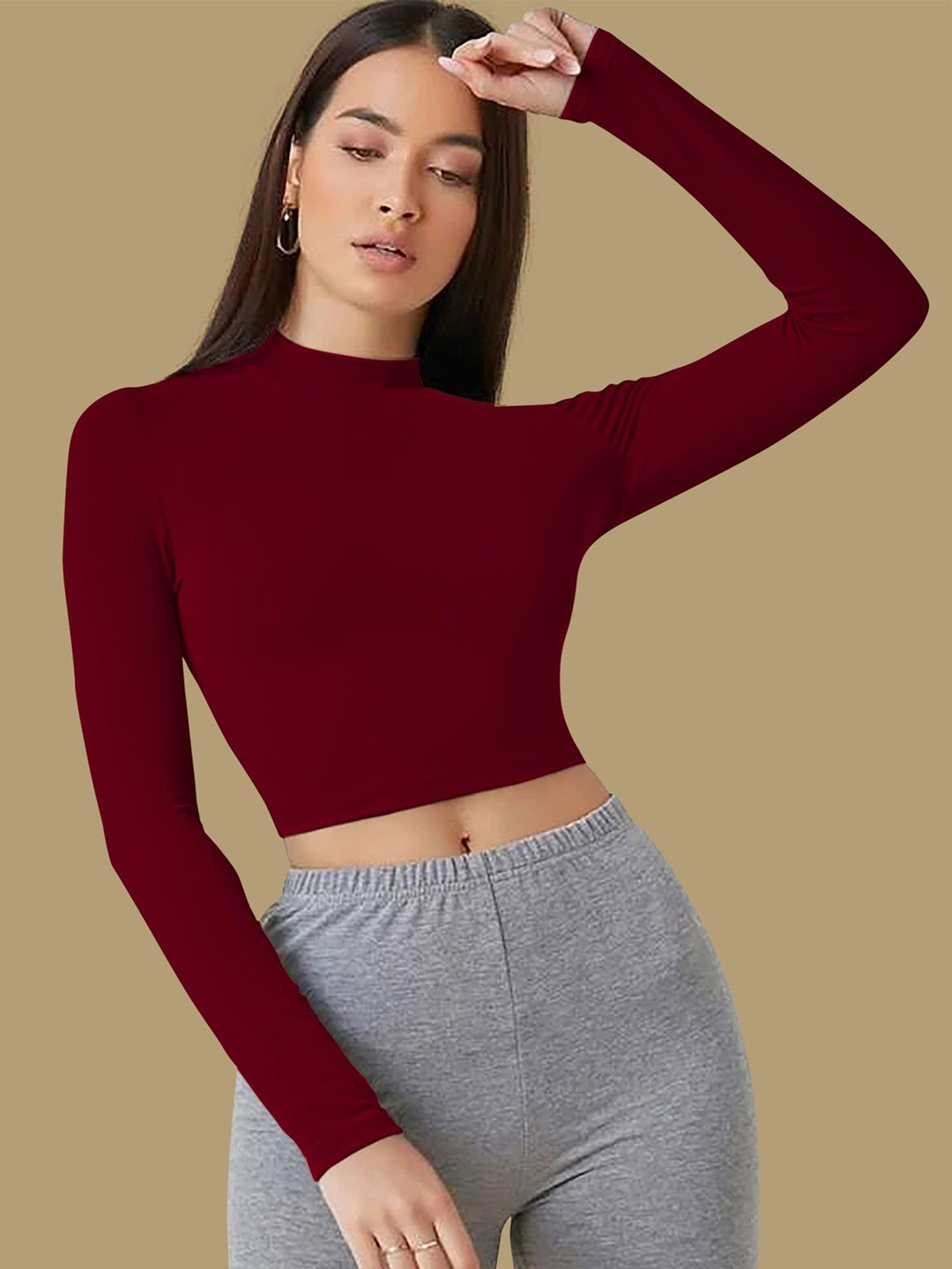 

Dream Beauty Fashion Top, Maroon