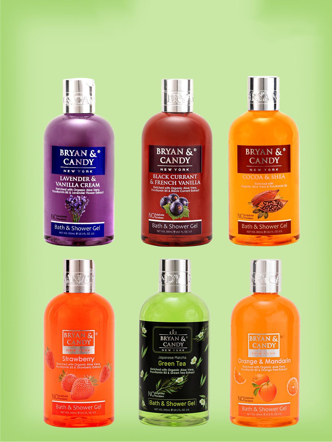 

BRYAN & CANDY NEW YORK Green Tea Shower Gel- 300 ml
