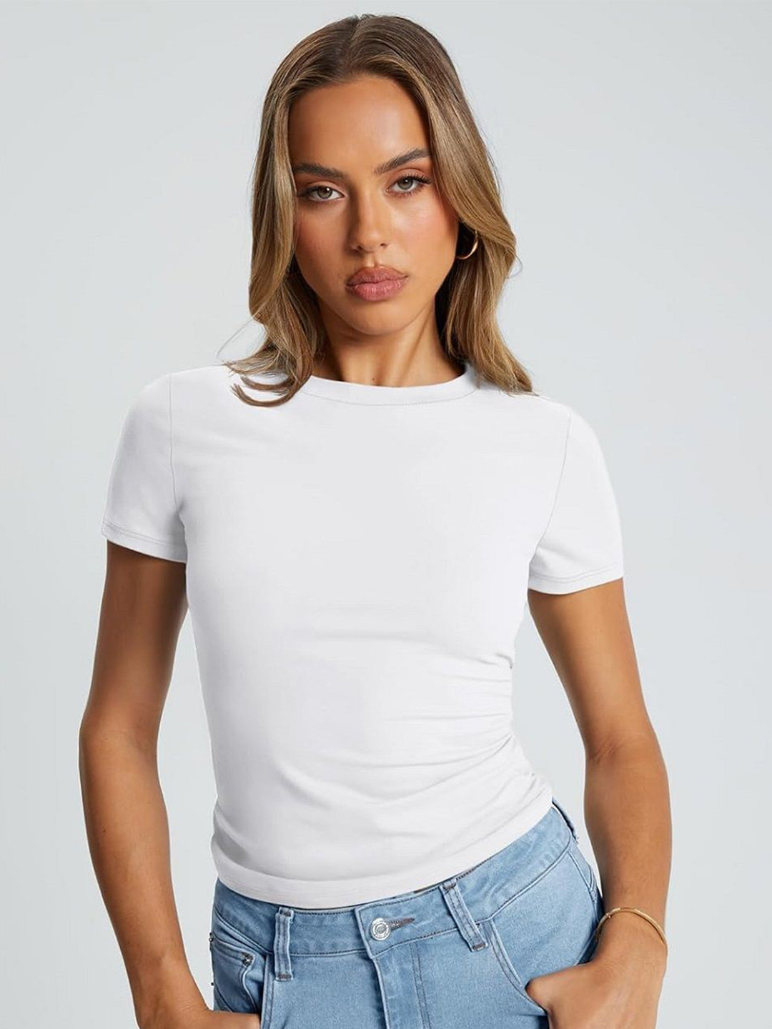 

Moda Rapido Cotton Top, White
