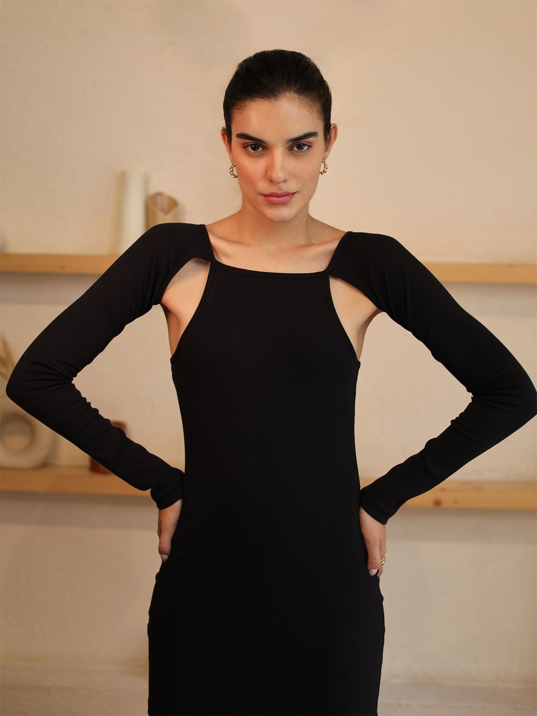 

SPELL BY SMOKESHOW A-Line Dress, Black