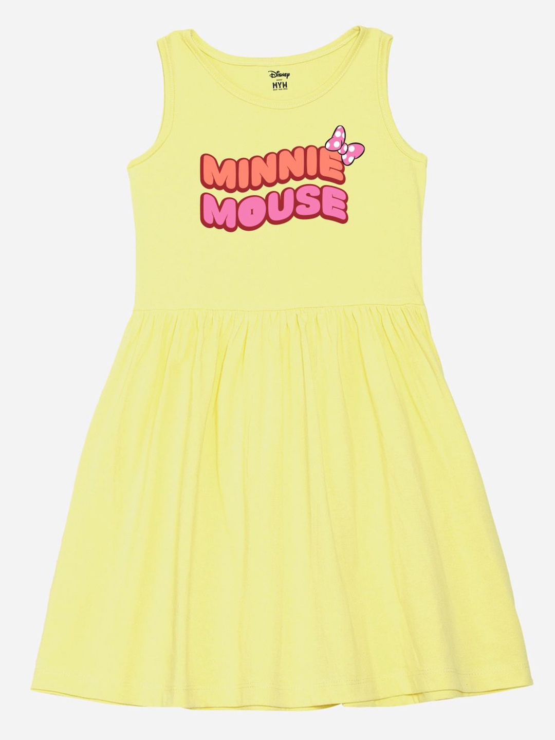 

Wear Your Mind Print Fit & Flare Dress, Yellow