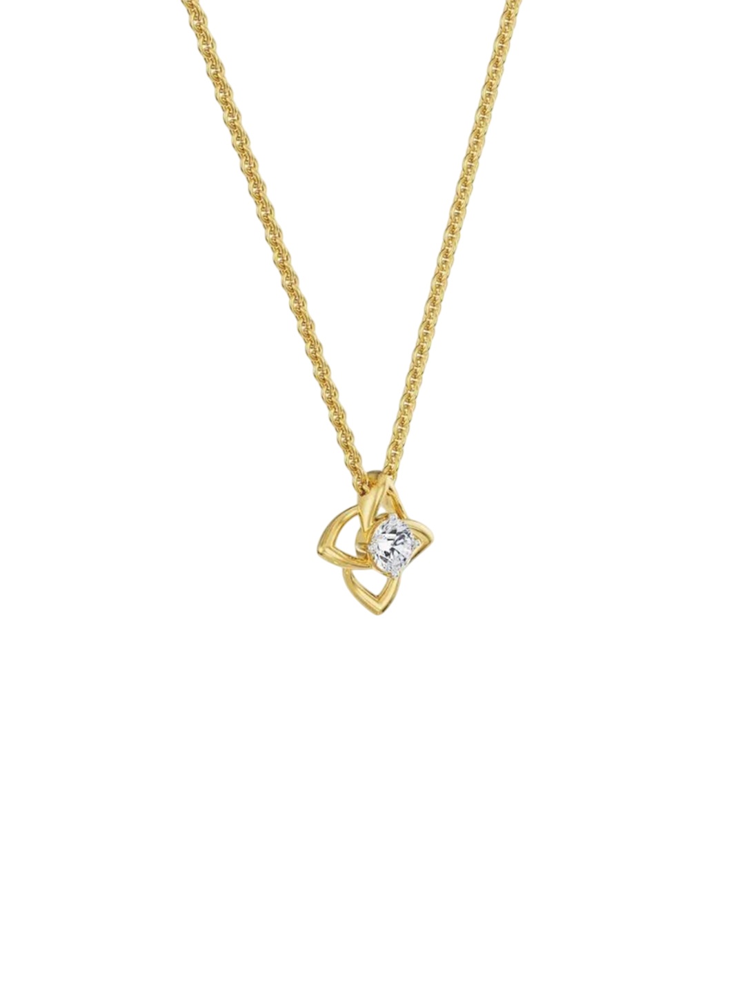

Emori Raha Solitaire Diamond Necklace, Gold