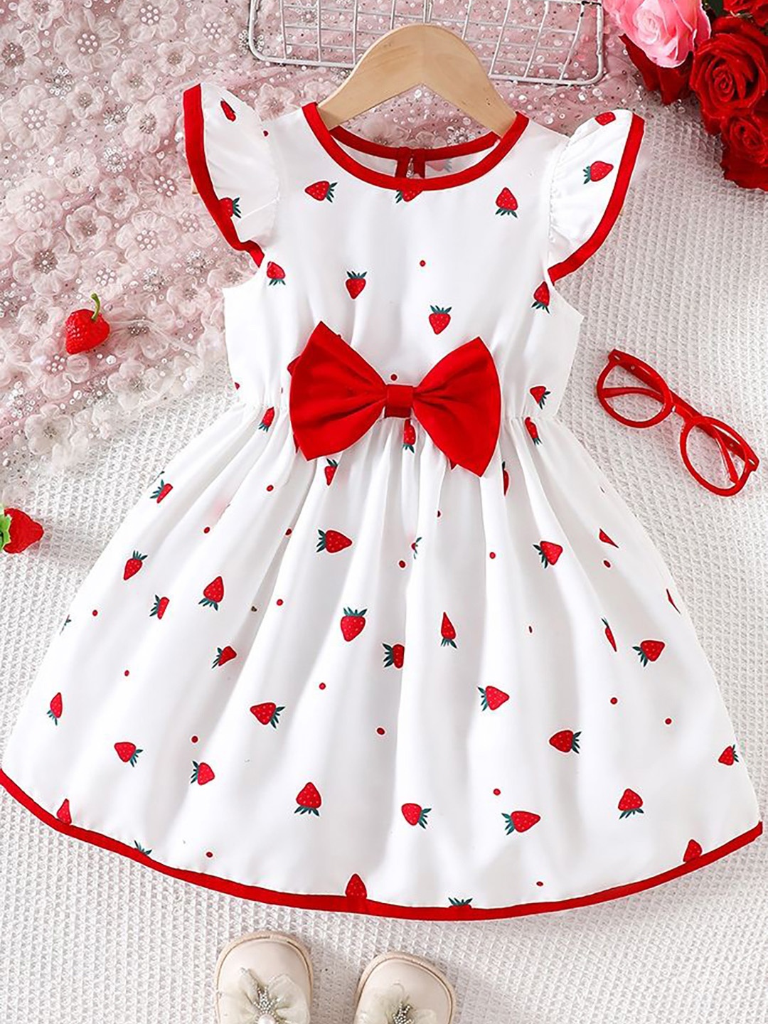 

LULU & SKY Print Fit & Flare Dress, Multi