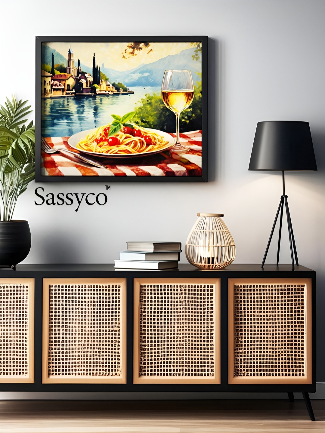 

Sassyco Blue & Green 1 Piece Canvas Other Wall Paintings
