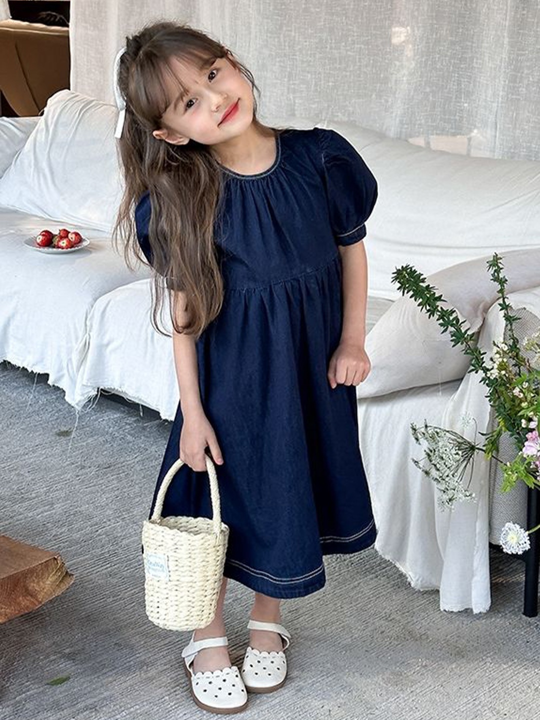 

LULU & SKY A-Line Maxi Dress, Blue