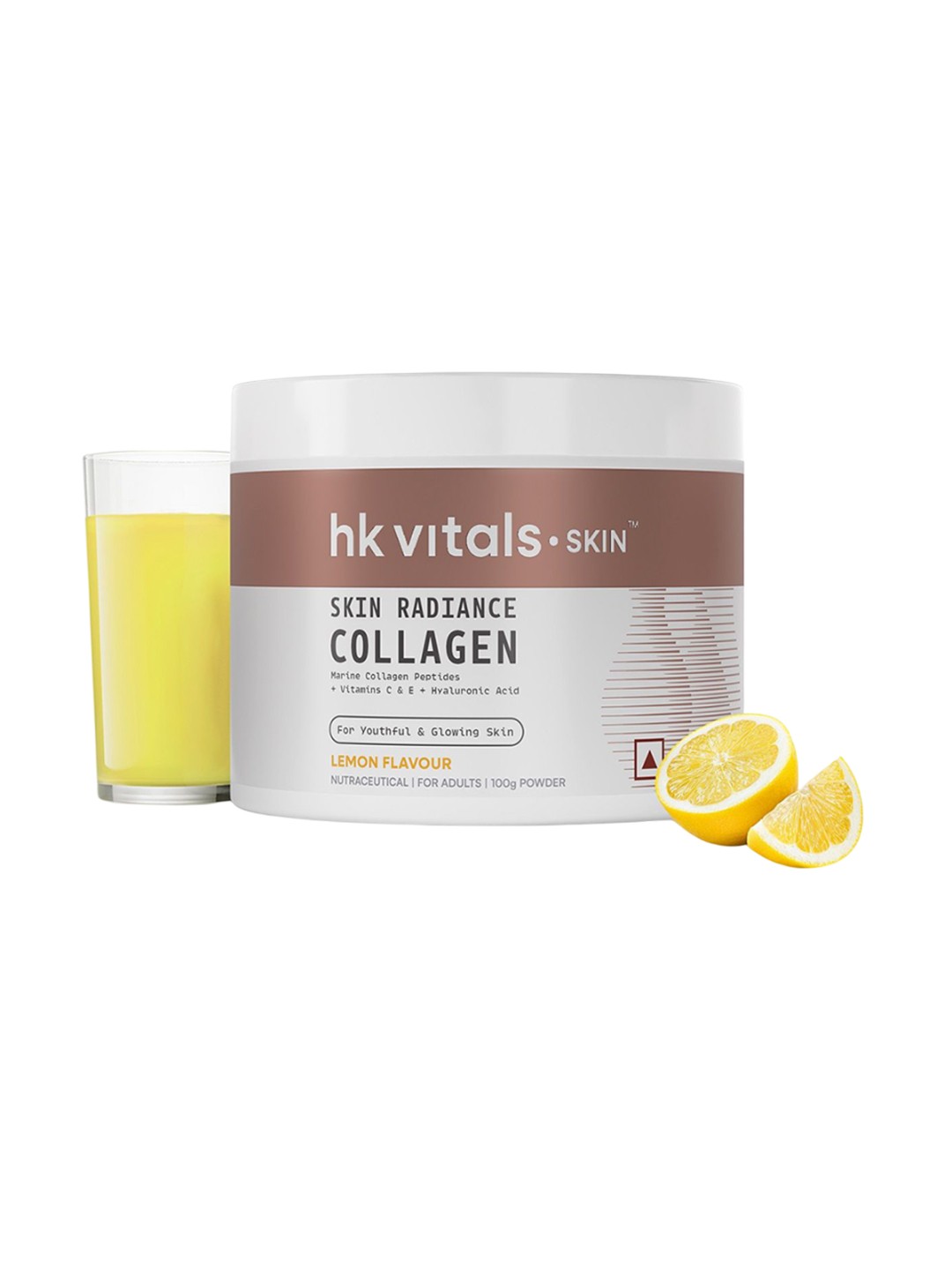 

HK VITALS Skin Radiance Marine Collagen Supplement- 100 g- Lemon, Yellow