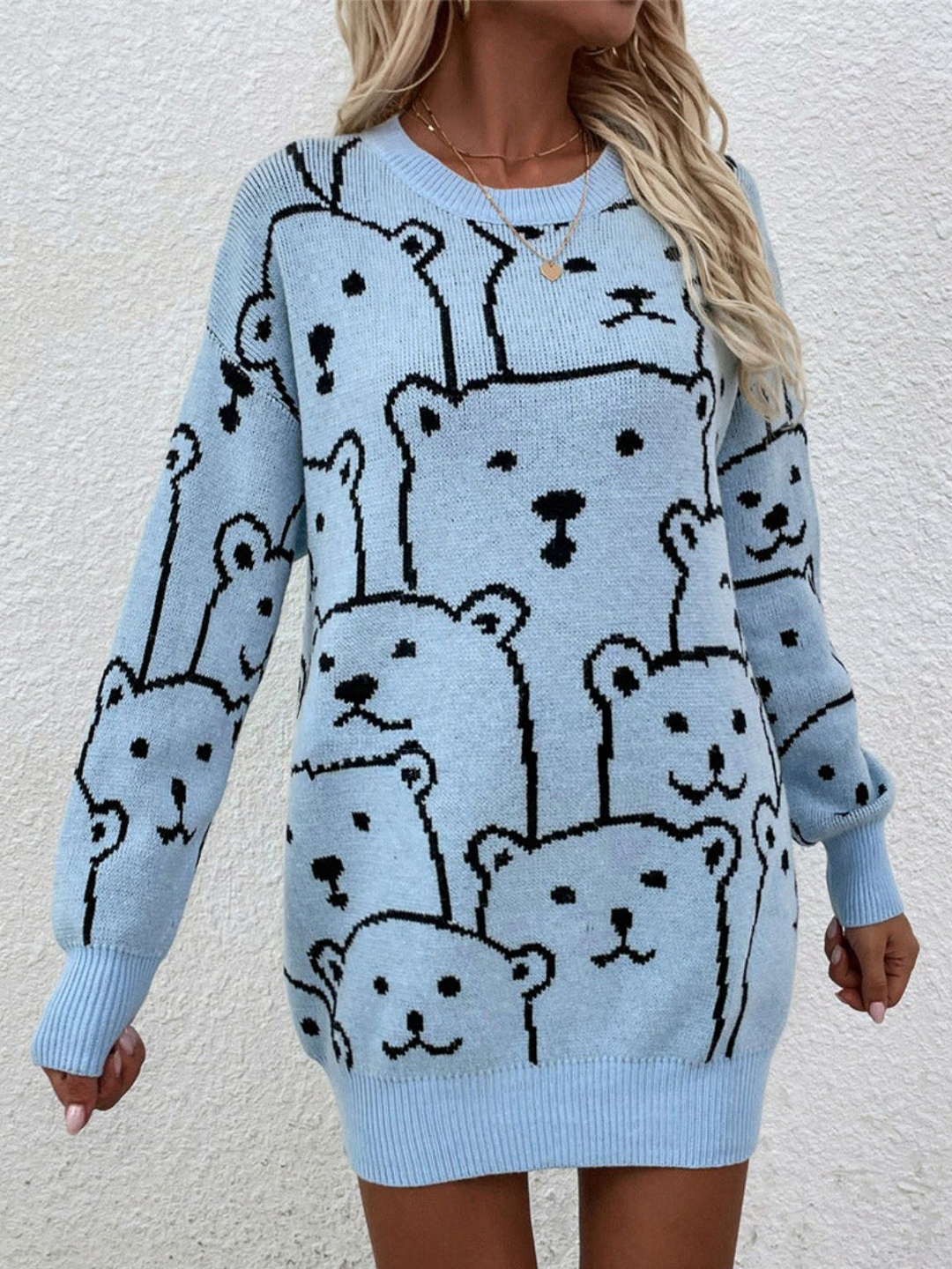 

Oh Rare Women Quirky Pullover, Blue