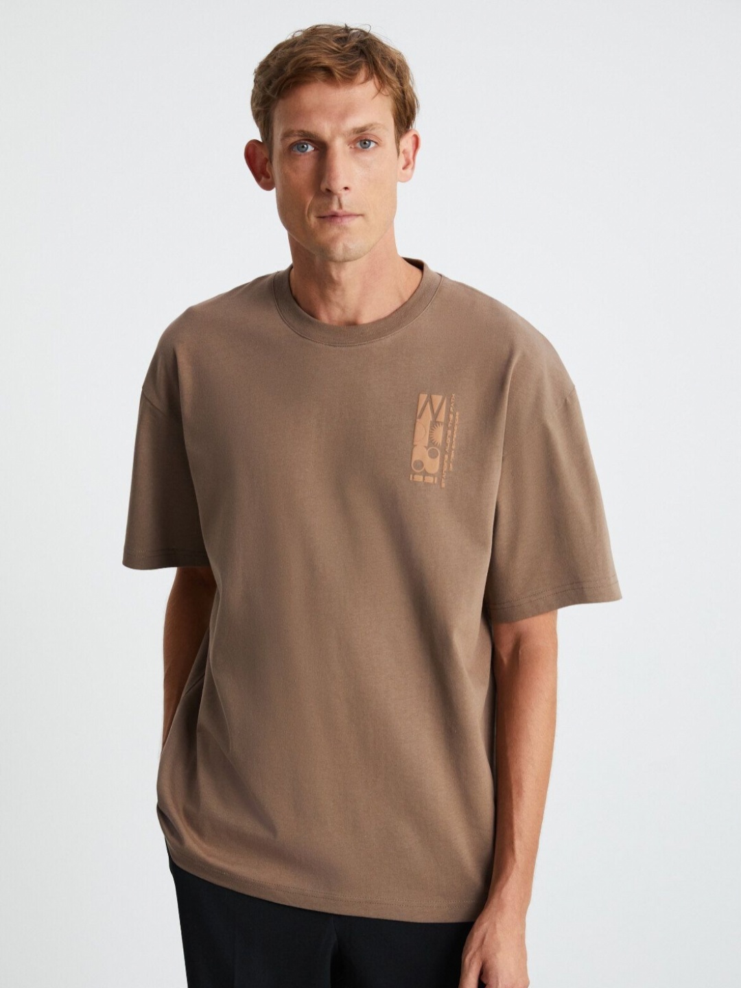 

GRIMELANGE Men V-Neck Pockets T-shirt, Na