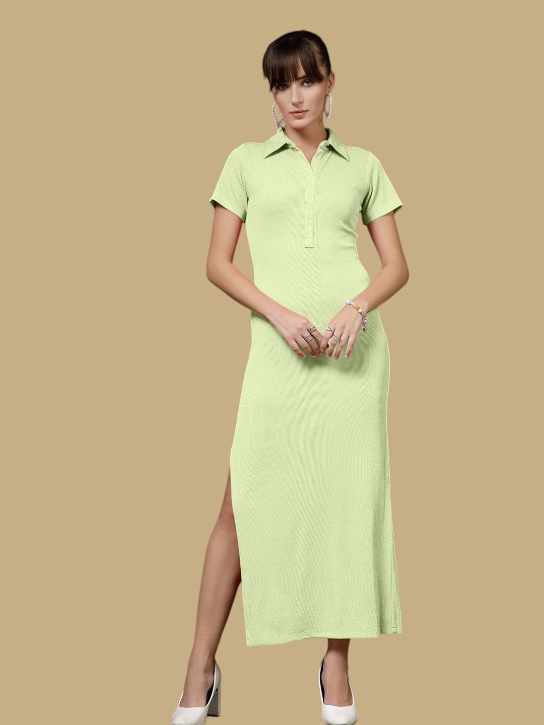 

Chemistry Bodycon Maxi Dress, Green