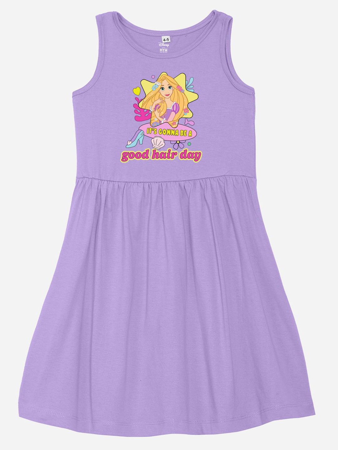 

Wear Your Mind Print Fit & Flare Dress, Purple