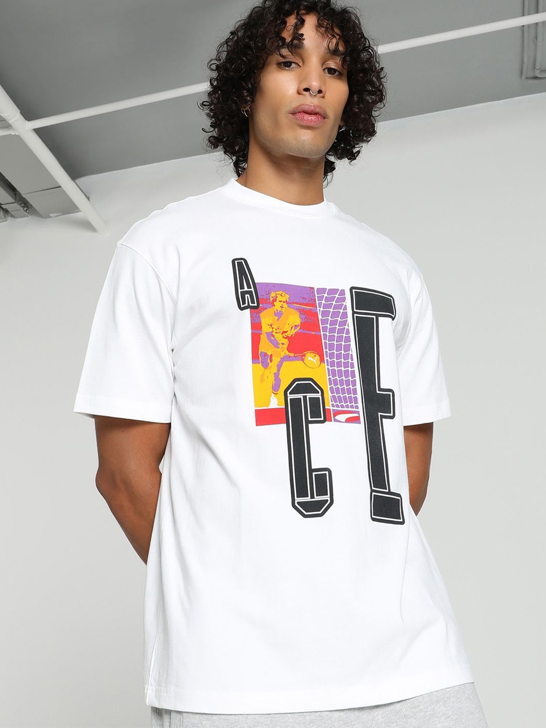 

Puma House of Graphics Ace T-shirt, White
